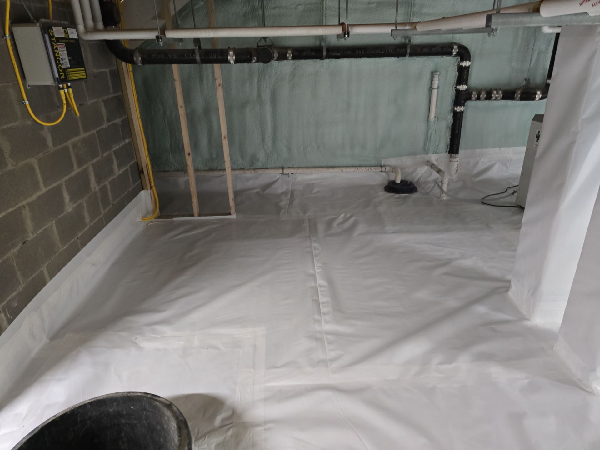 Crawl Space Encapsulation using Closed Cell Spray Foam by NYS Foam & Energy