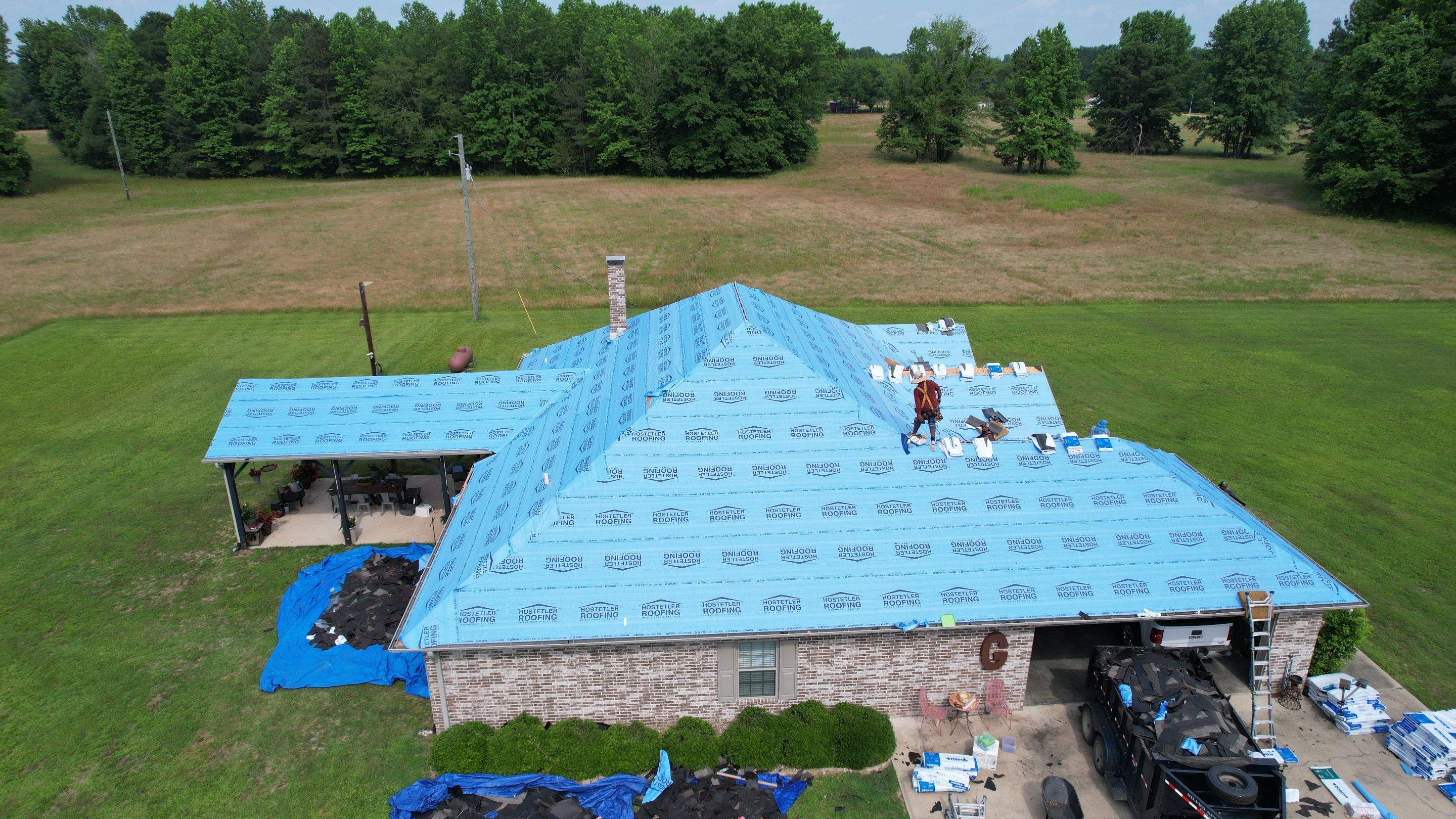 Storm Restoration Reroof: 40 Year Impact Rated Architectural Shingles by Hostetler Roofing
