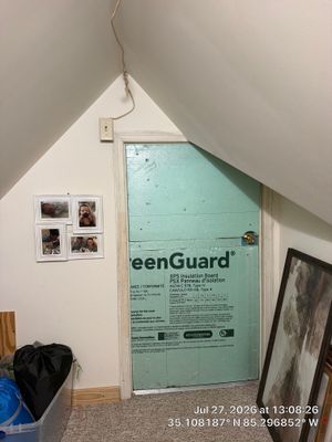 Attic Storage Optimization and XPS Insulation Board Installation in Chattanooga