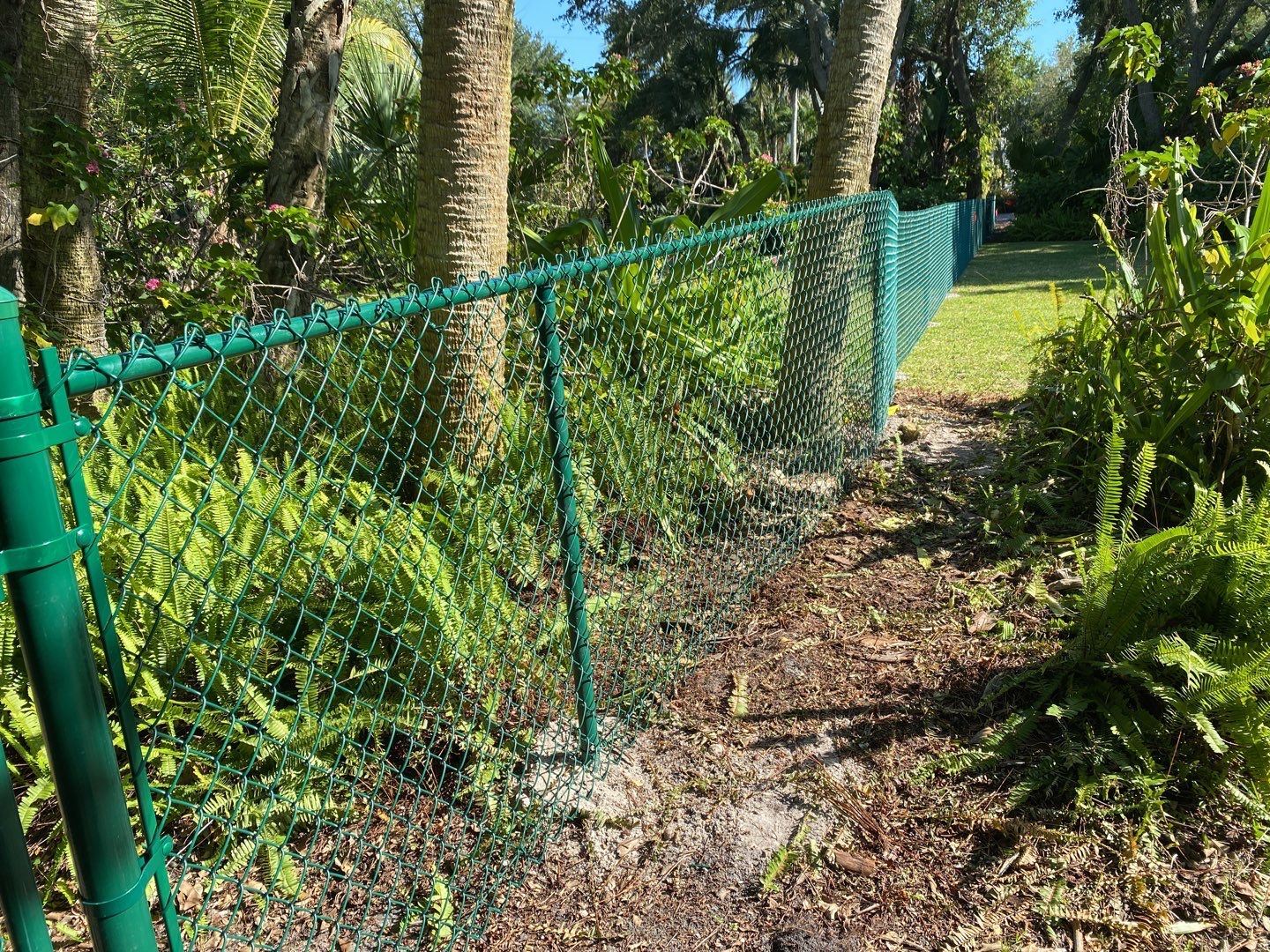Siesta Key, FL 4ft. Tall Green Chain-link Fence by Asap fence and gates, LLC