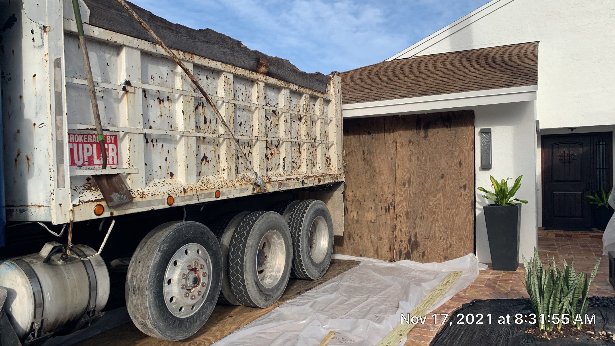 Residential Roofing Installation using 1" Nail strip metal roof by BLUES BROTHERS ROOFING