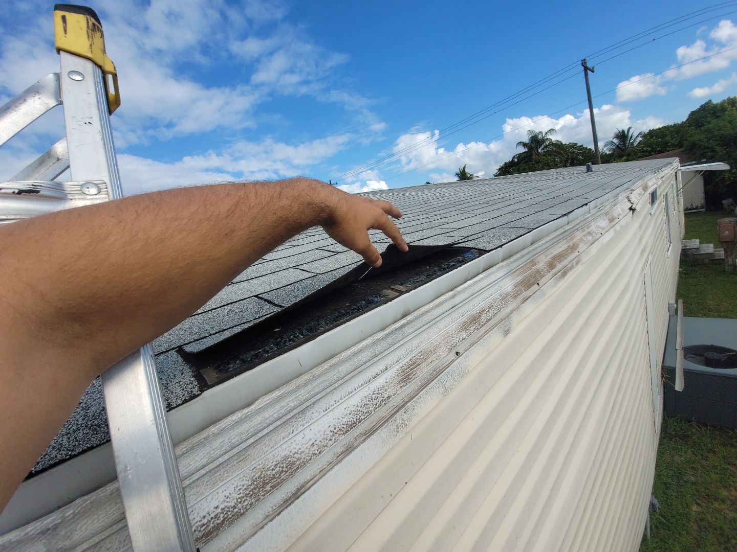 Shingle Roof Repair and Interior Drywall Restoration in Boca Raton by Aastro Roofing