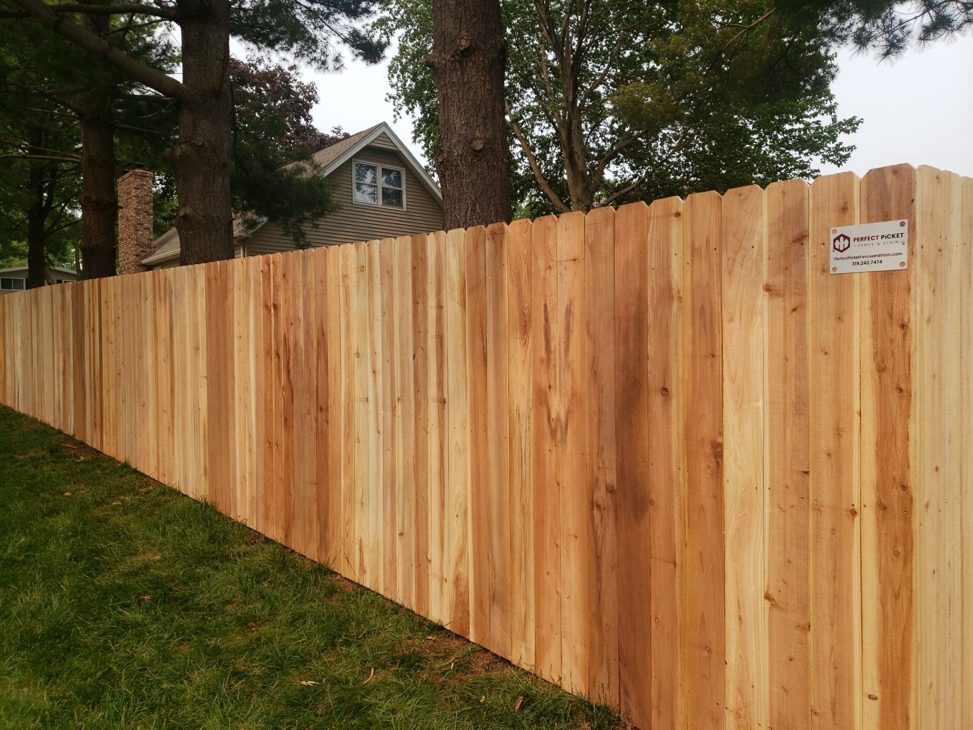 Project in Cedar Falls by Perfect Picket Fence and Stain