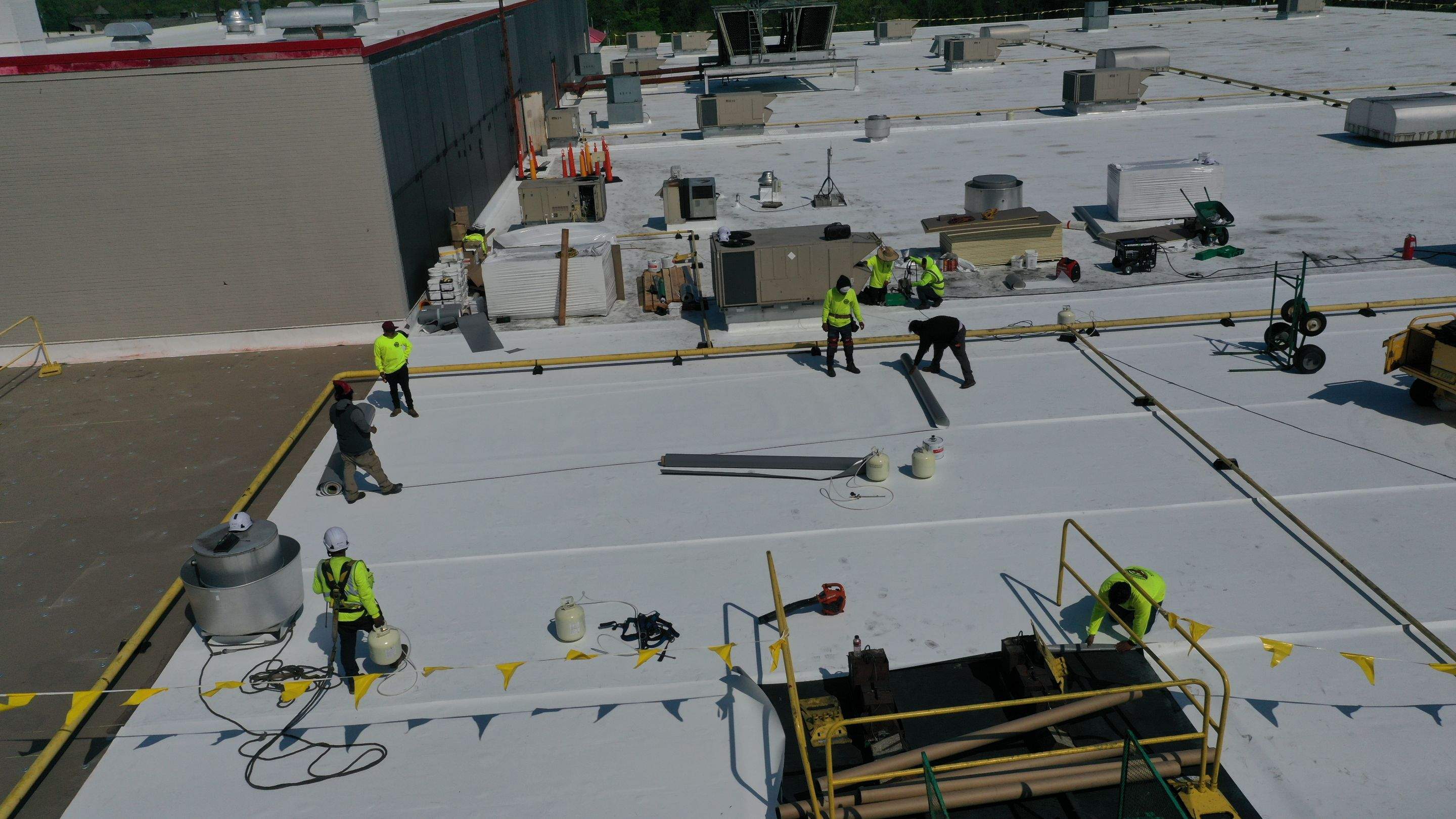 Commercial TPO Roof Replacement by All Site Roofing