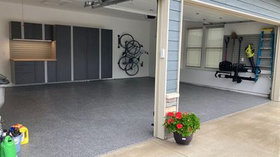 Garage coating and organization in South Bend!