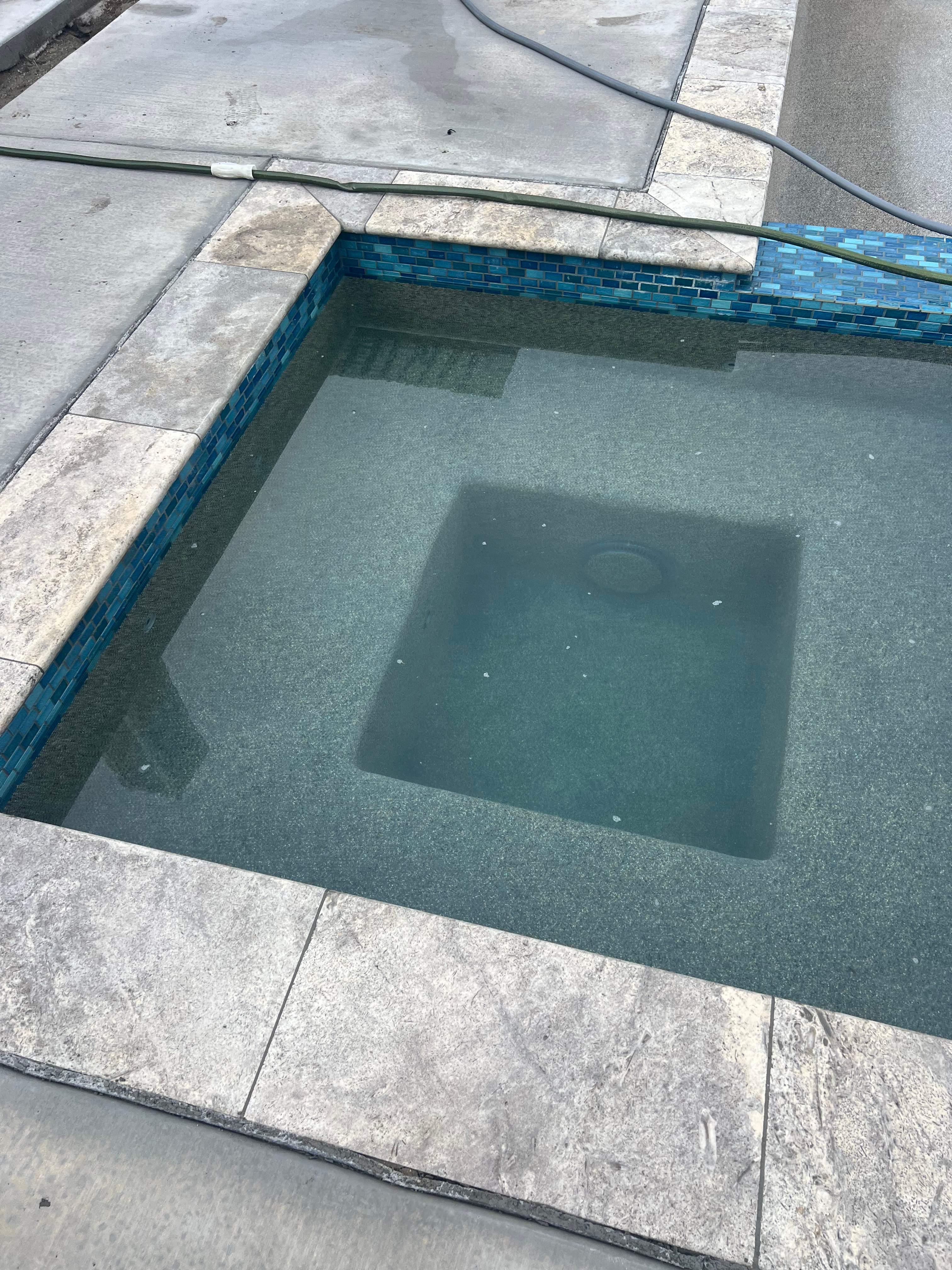 Geometric Pool with Raised Spa by Pinnacle Pools and Spas - DFW