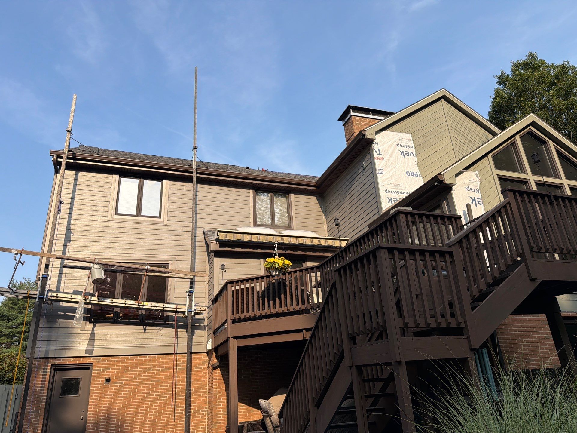 James Hardie Lap & Board and Batten in Aged Pewter at Allison Park by Ideal Siding Pittsburgh