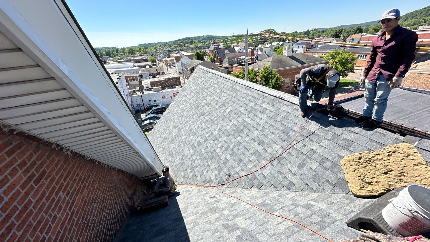 Commercial Roofing Installation using Duration Series Shingles - Estate Gray by RoofX 