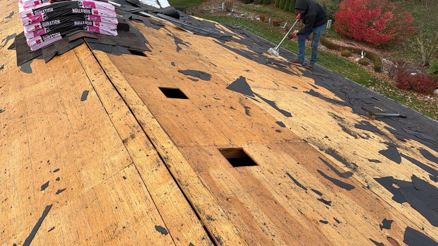 Roof Replacement using Owens Corning Teak by 180 Contractors