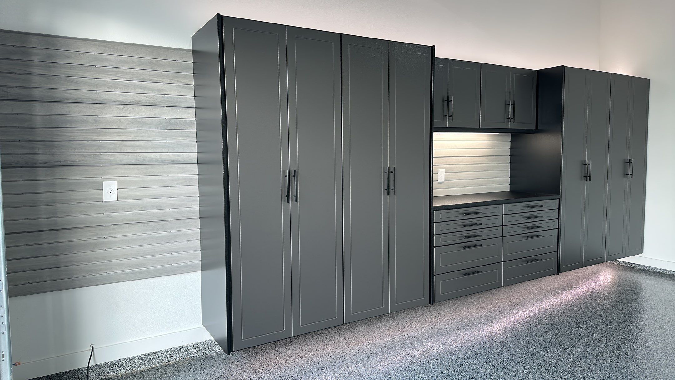 Craig M. changed the look of his garage with these cabinets  by Banner Garage