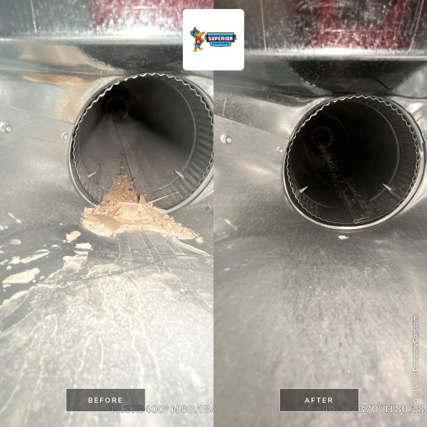 Air Duct Cleaning With a Vacuum Truck in McDonald, PA by Superior Air Duct Cleaning
