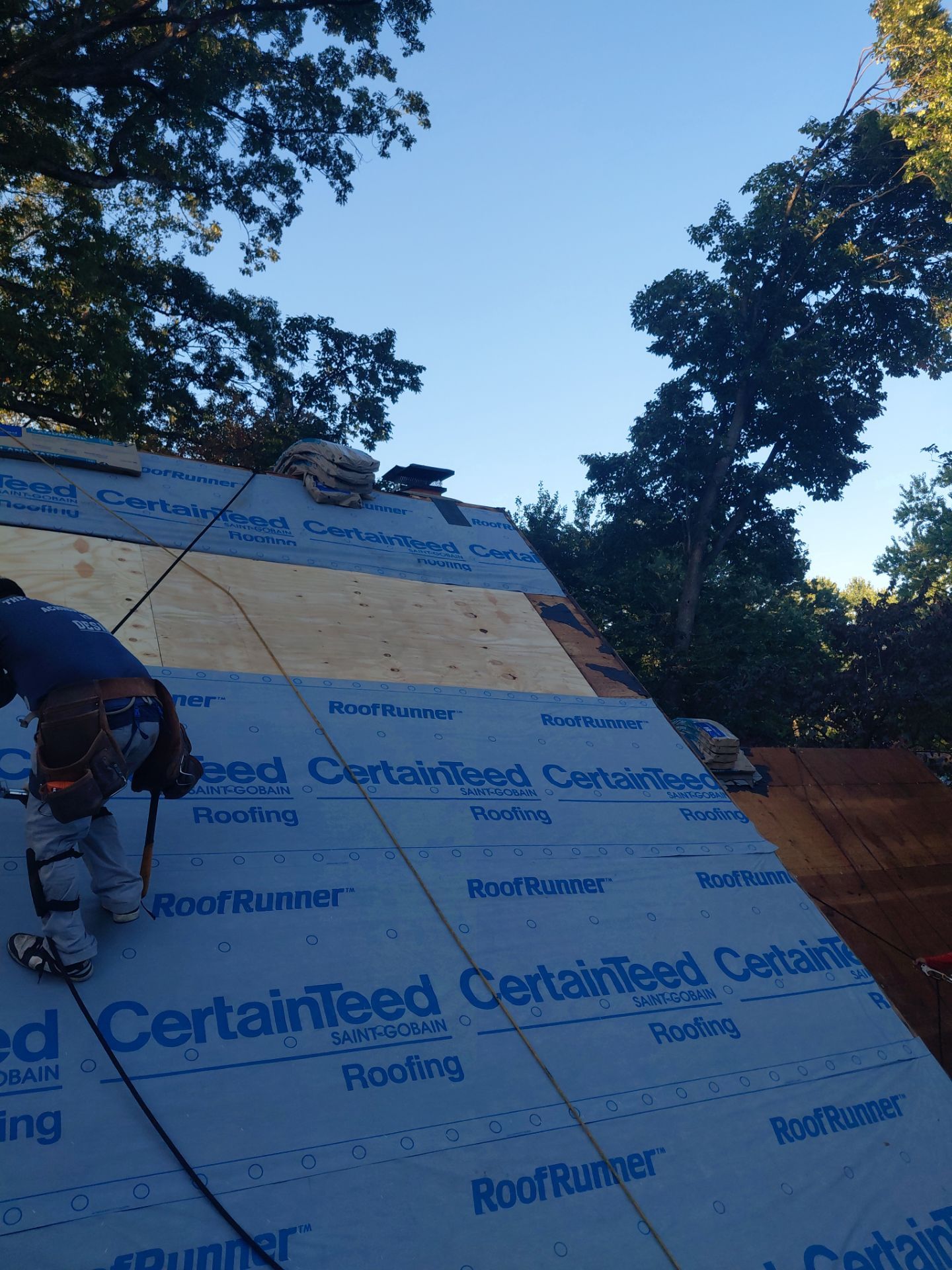 Falls Church: Residential Roof Replacement with CertainTeed Landmark in Moire Black  by RM Banning, Inc.