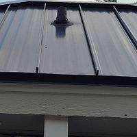 24ga 1.5" Snap-Lock Dark Bronze by Total Roofing System The Metal Roof Experts