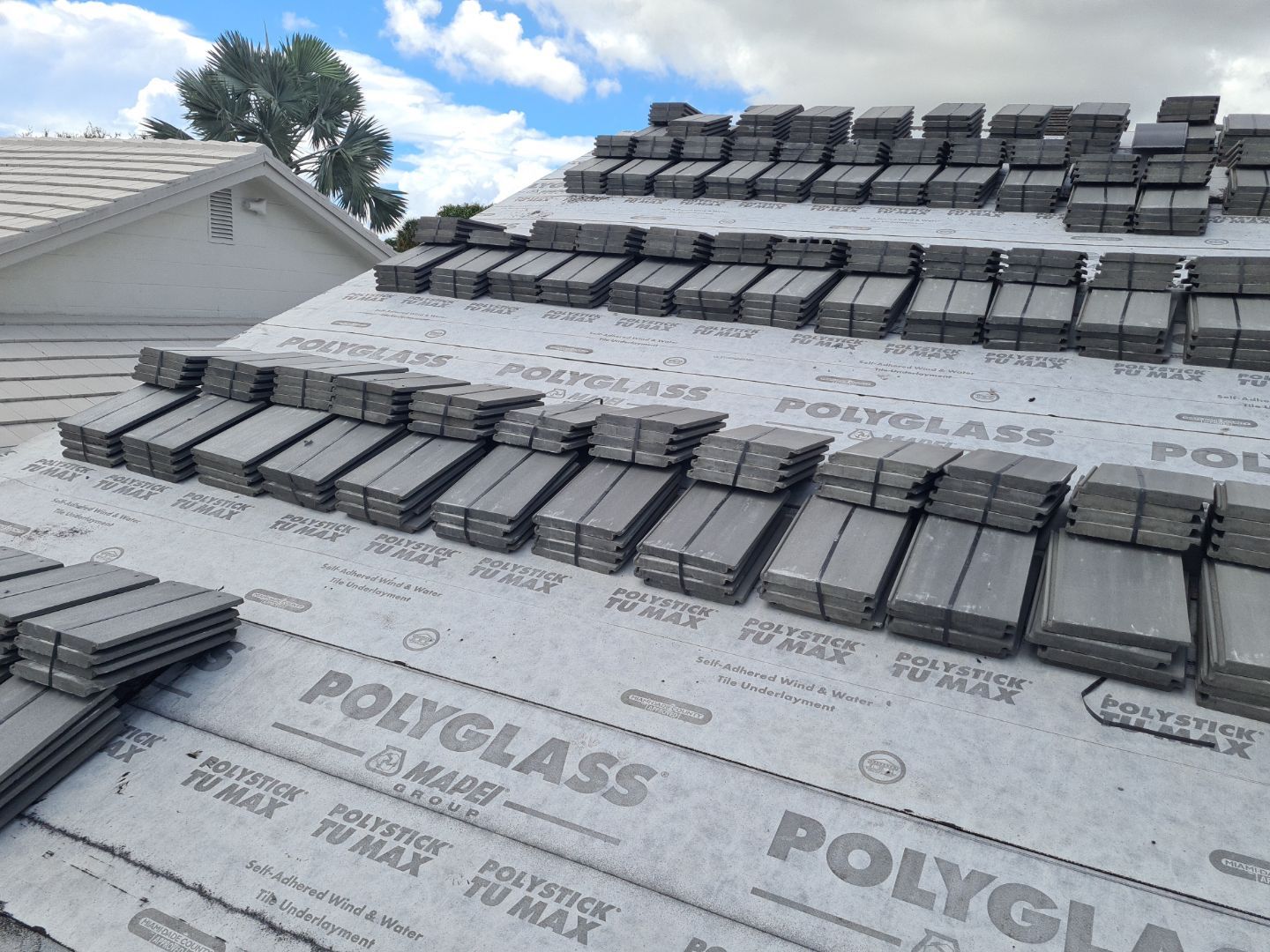 Residential Roofing Installation using Eagle Roofing Tile by BLUES BROTHERS ROOFING