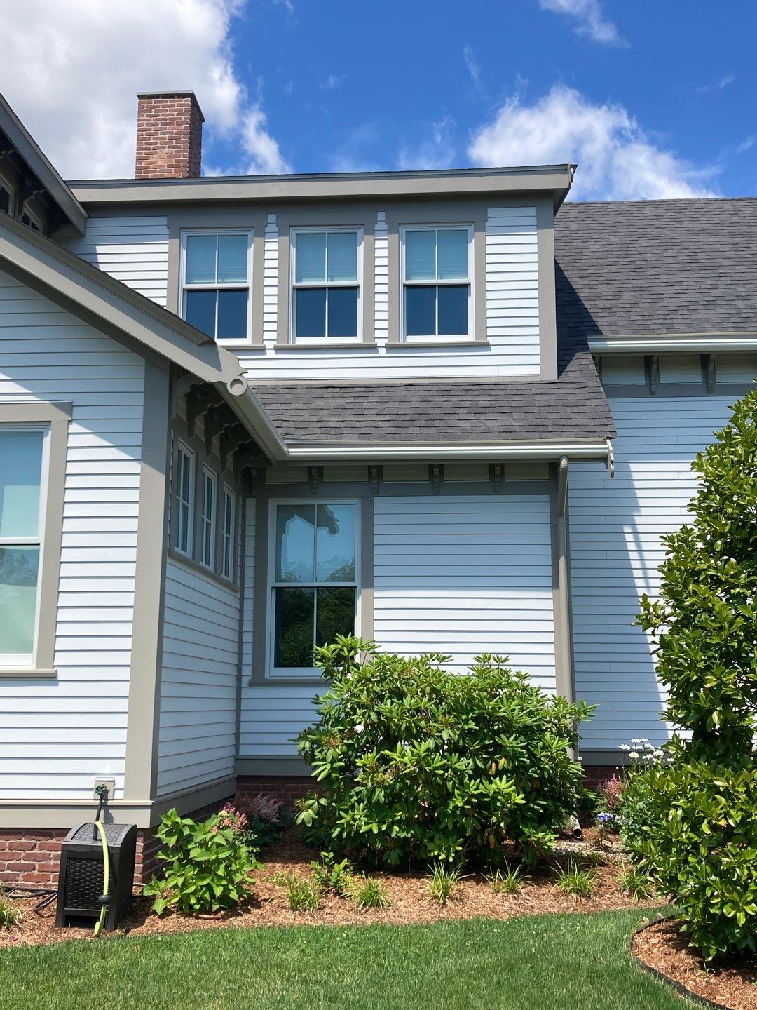 Sandwich, MA Gutter Installation using 4x5 FiberGlass Gutter by Gutter Pro Enterprises