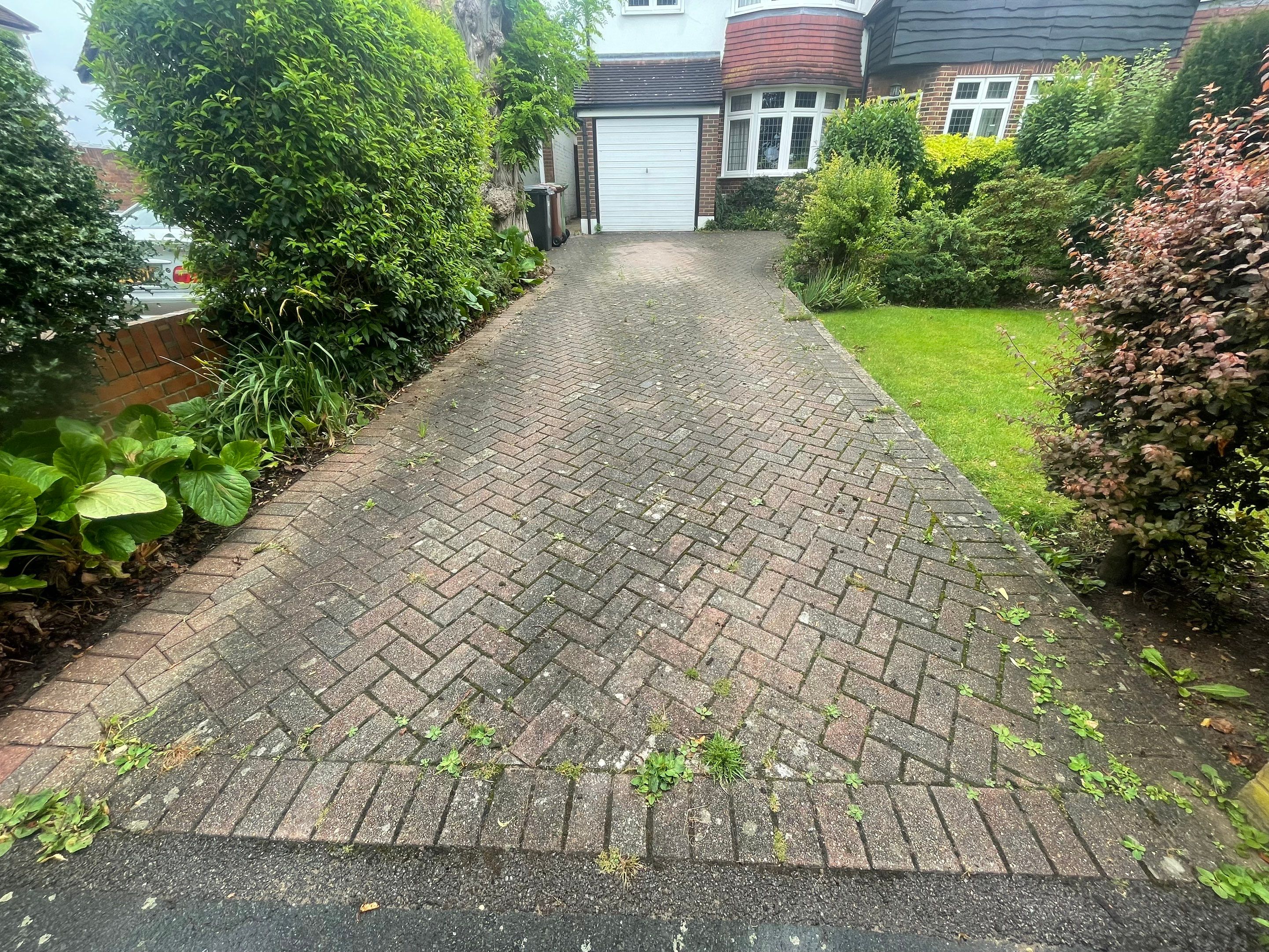 Roof and Driveway Clean using Honda 15lpm Low Pressure Washing Machine by Ges Exterior Cleaning ltd
