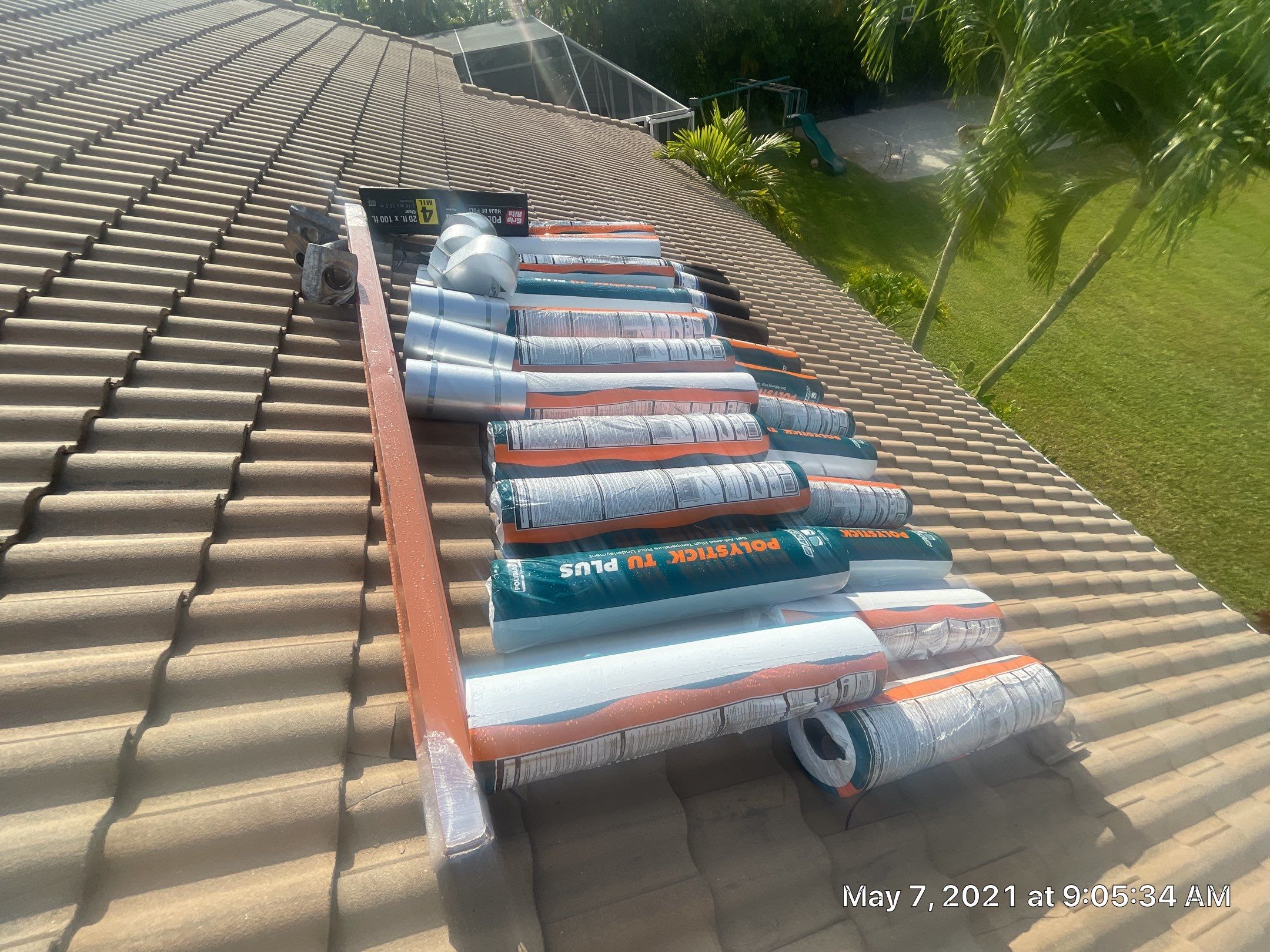 Residential Roofing Installation using Eagle Roofing Tile by BLUES BROTHERS CONSTRUCTION CORP