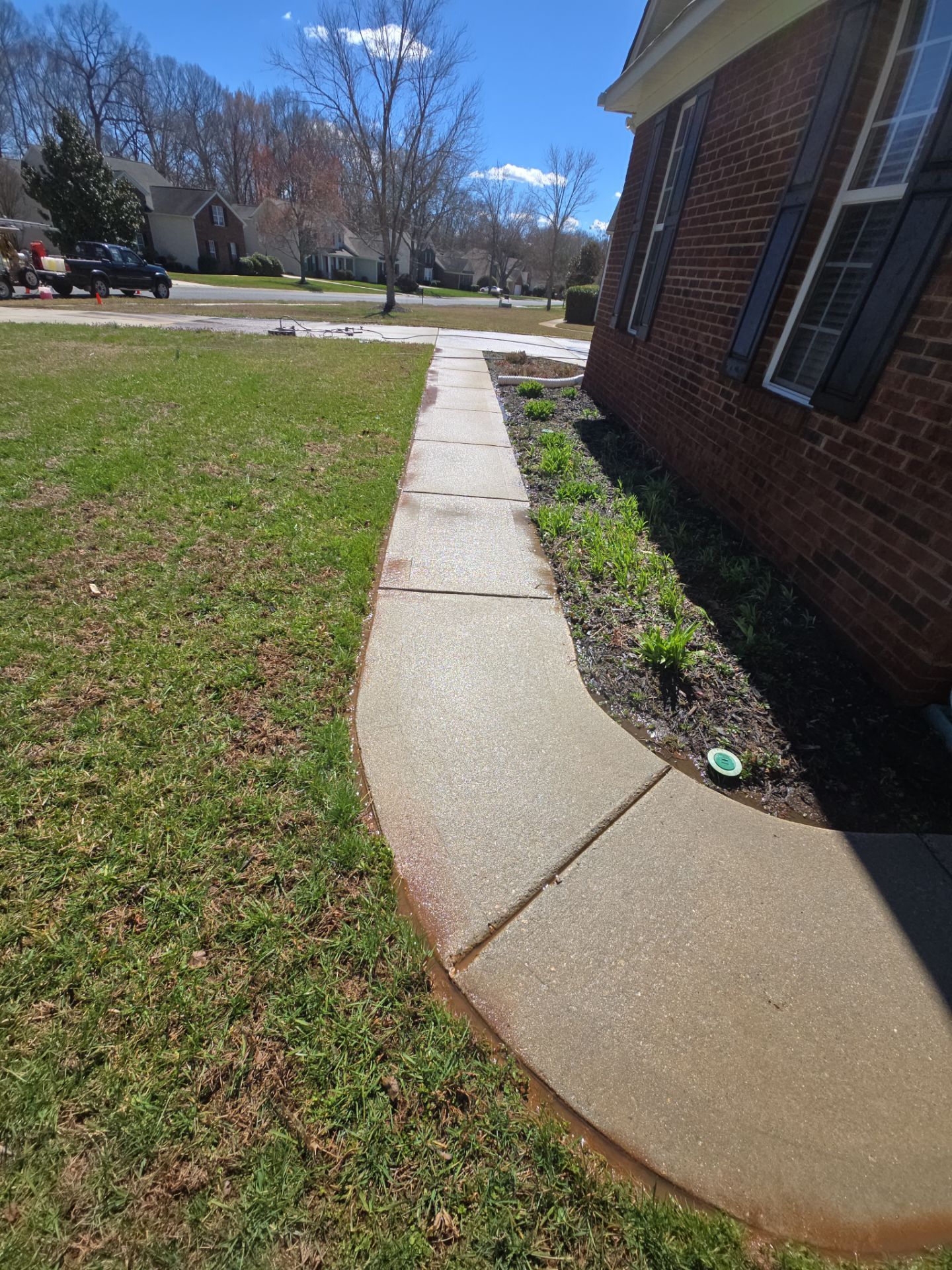 House Wash using cleaner by G&H Home Tech Pros LLC