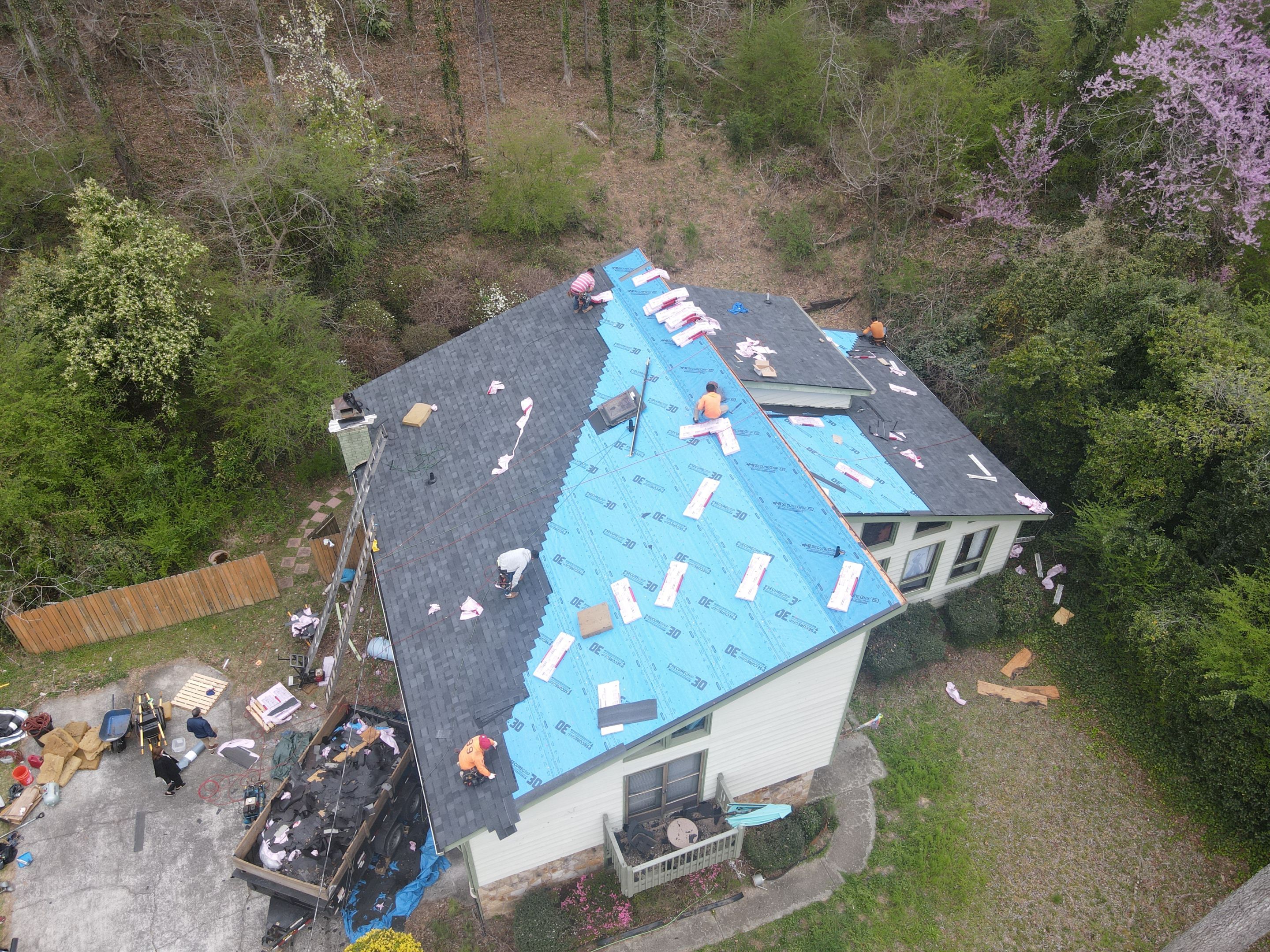 Oakridge TruDef Twilight Black Residential Roofing Installation by Inspector Roofing and Restoration