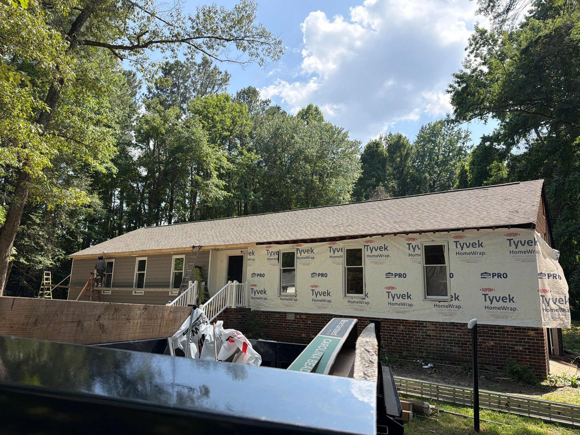 Siding Replacement and Structural Wood Rot Repairs in Mechanicsville by Cade Construction