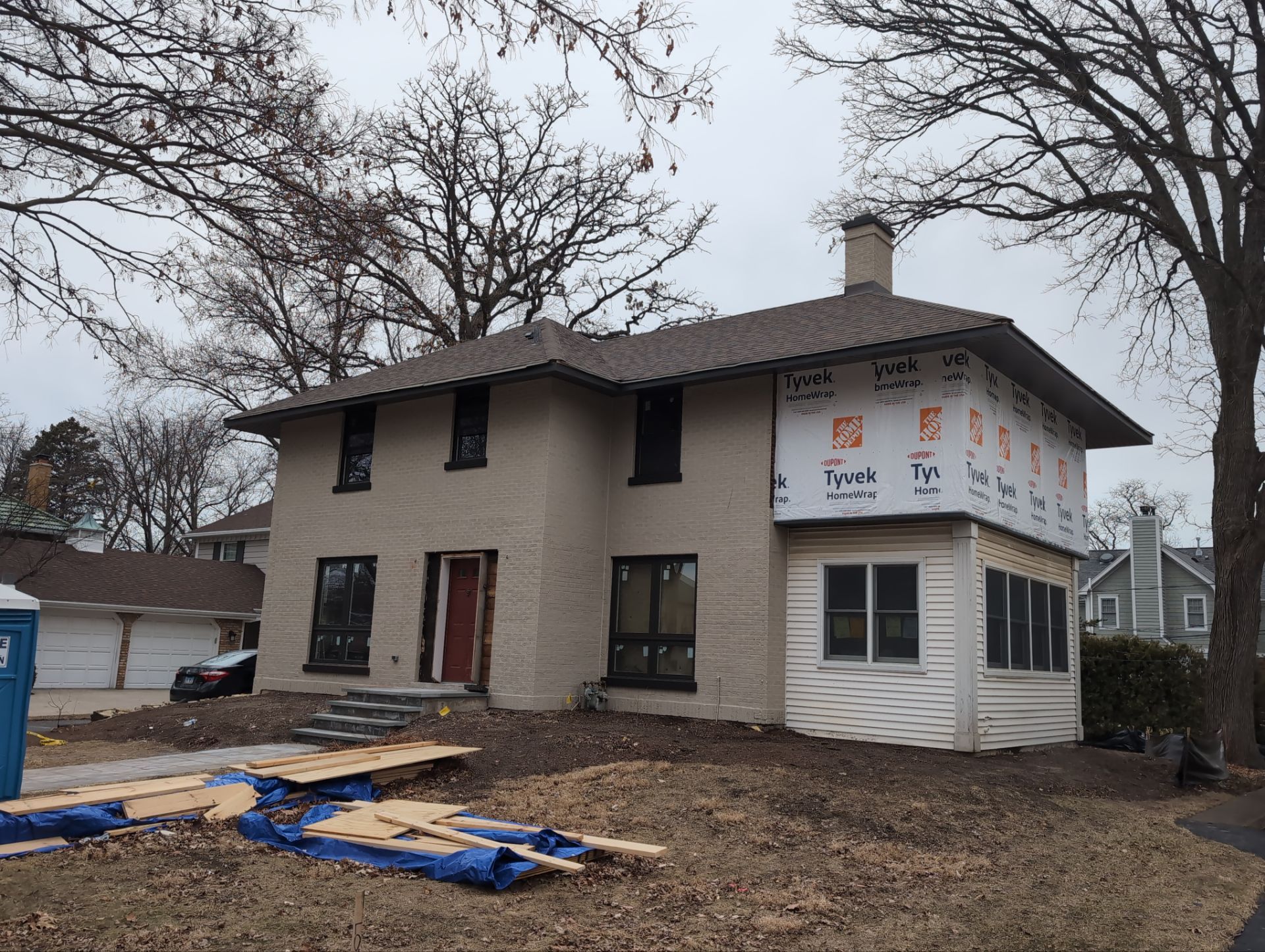 Project in Western Springs by AJ Exteriors & Roofing Inc.