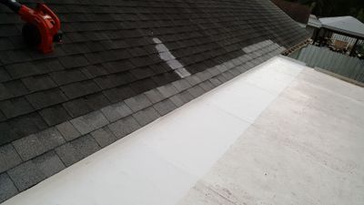 Flat Roof Repair using Certainteed Flintlastic SA Roofing System