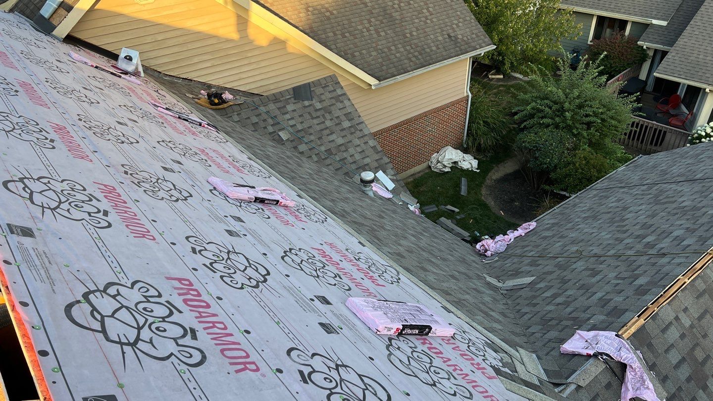 Residential Roofing Installation using Duration Series Shingles - Driftwood by RoofX 