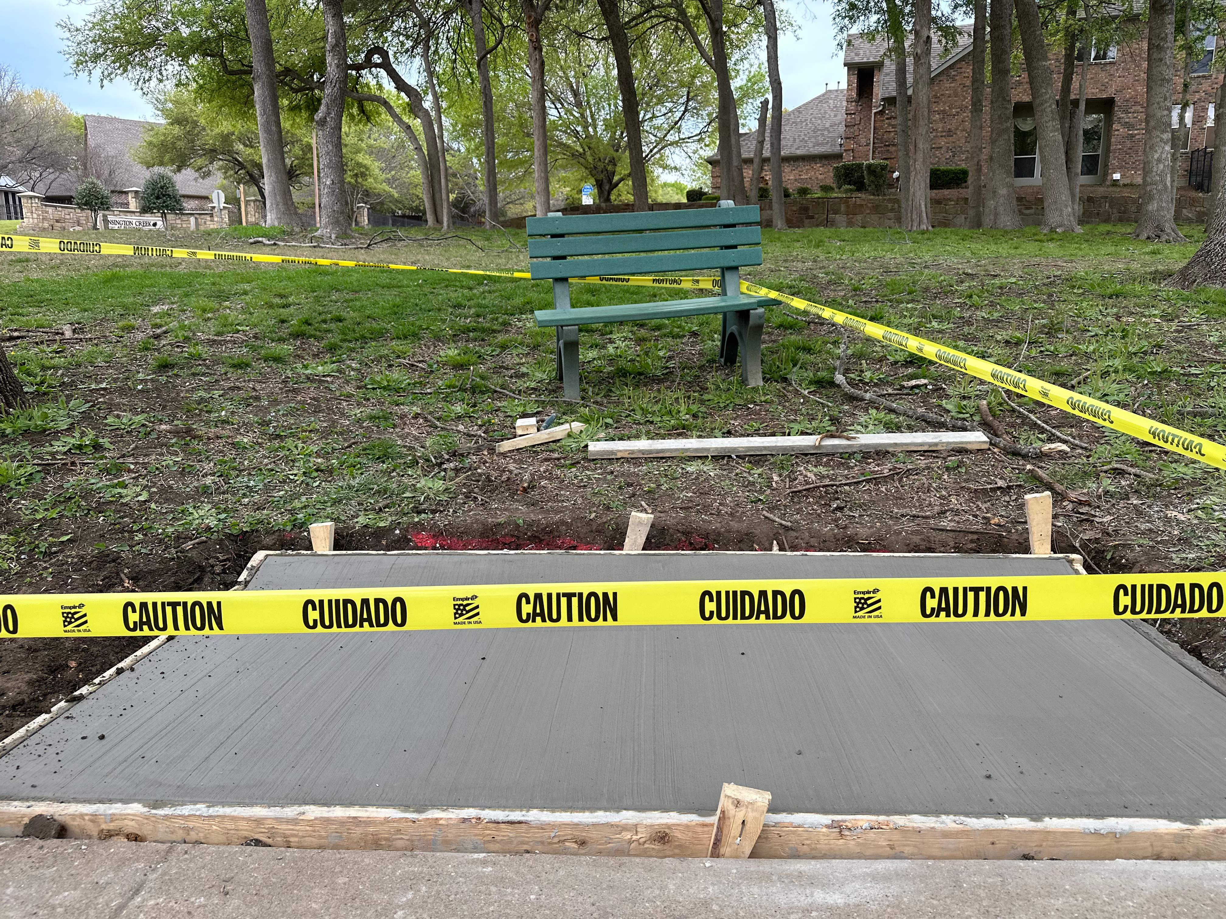 Bench Additions to Community  by SLM General Contractors & Roofing