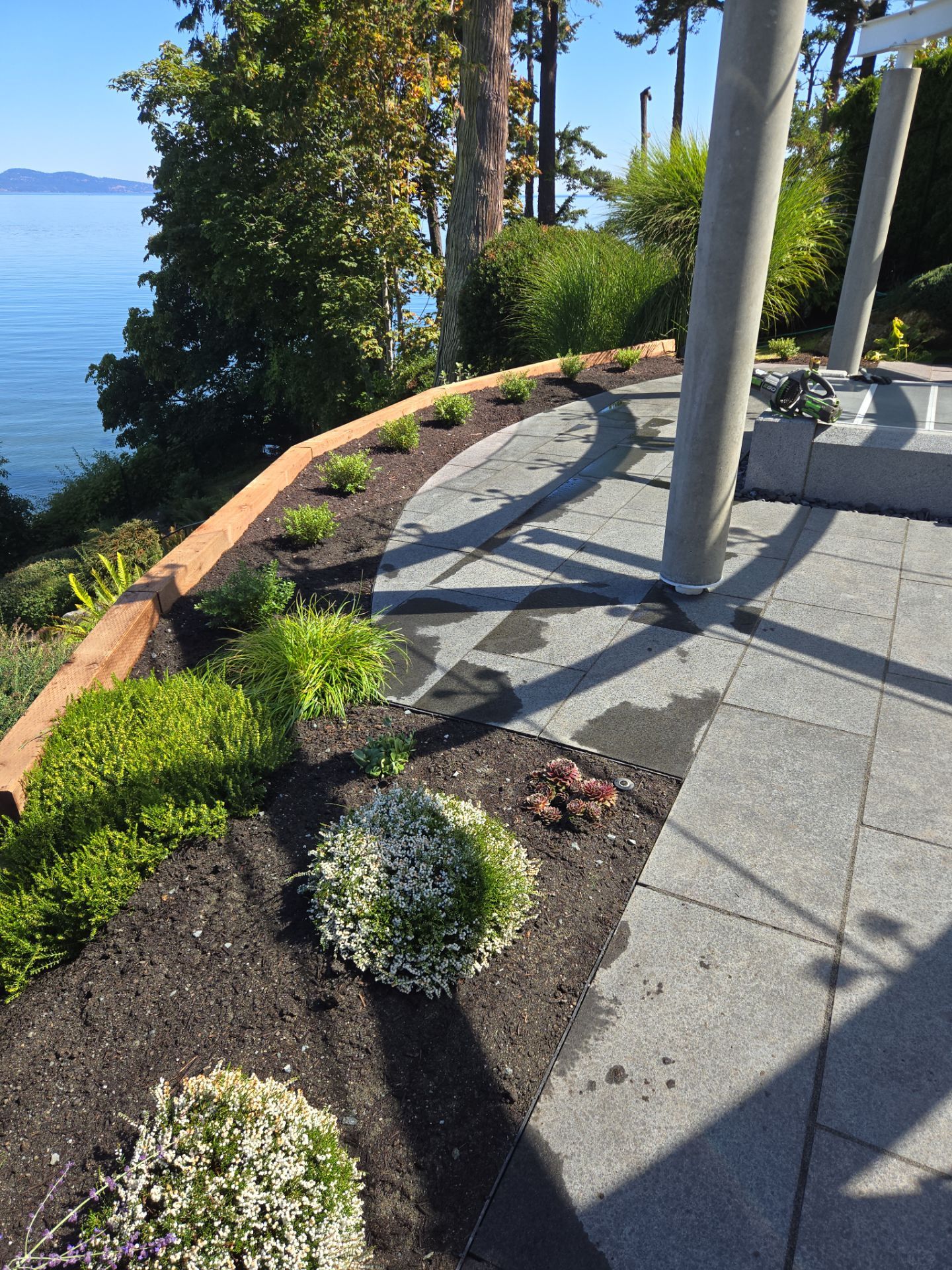 Patio Edge Stabilization & Romex Upgrade by Habanero Garden and Exterior Care