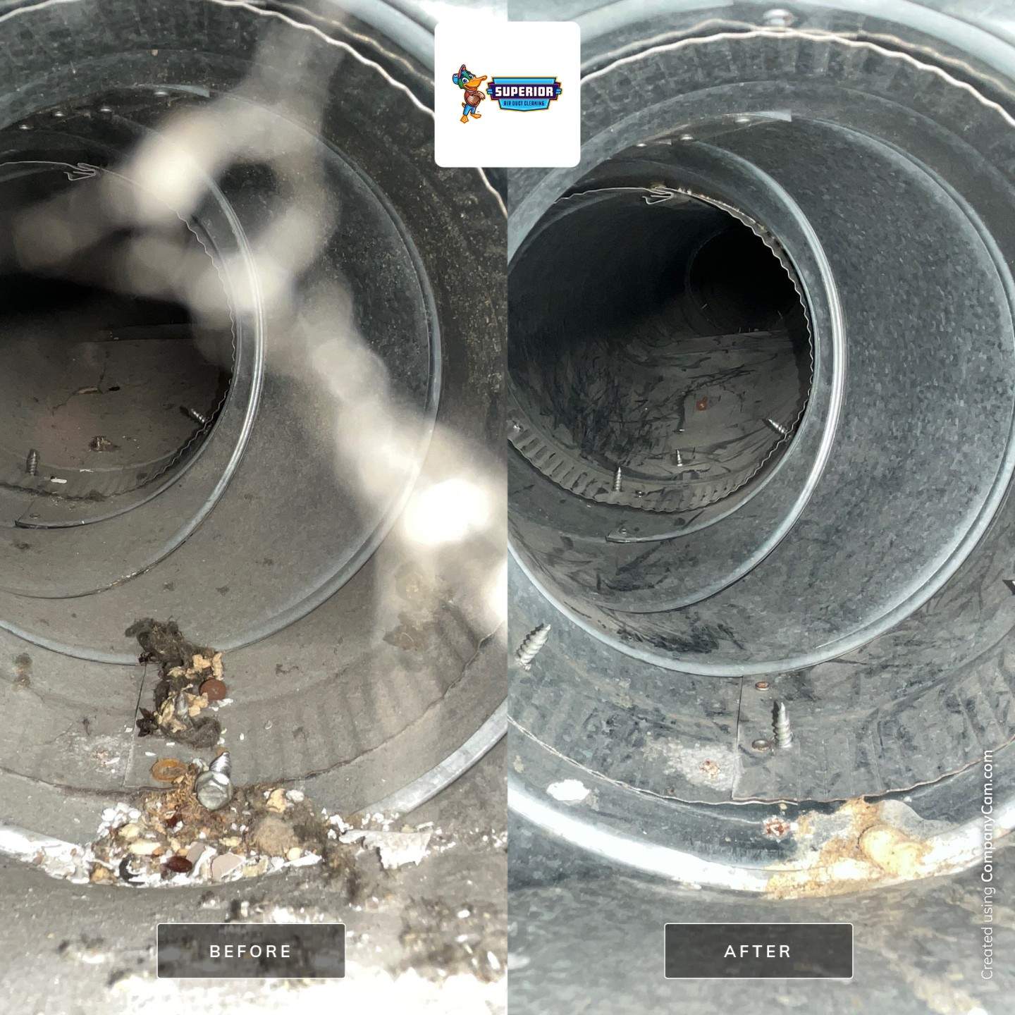 Air Duct Cleaning With a Vacuum Truck in Ellwood City, PA by Superior Air Duct Cleaning