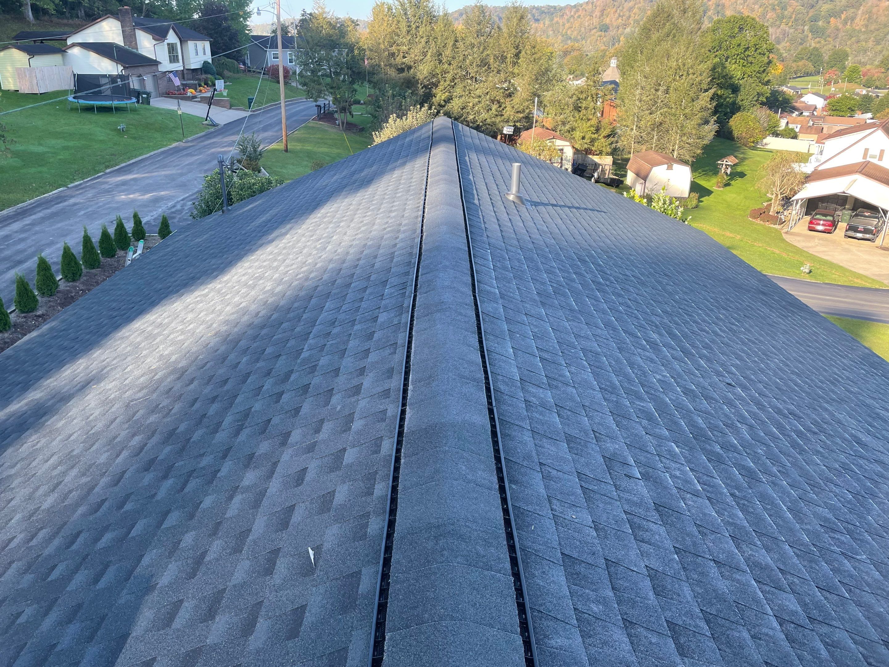 Residential Roofing Installation using GAF Timberline HDZ, Black by Rainstoppers Roofing