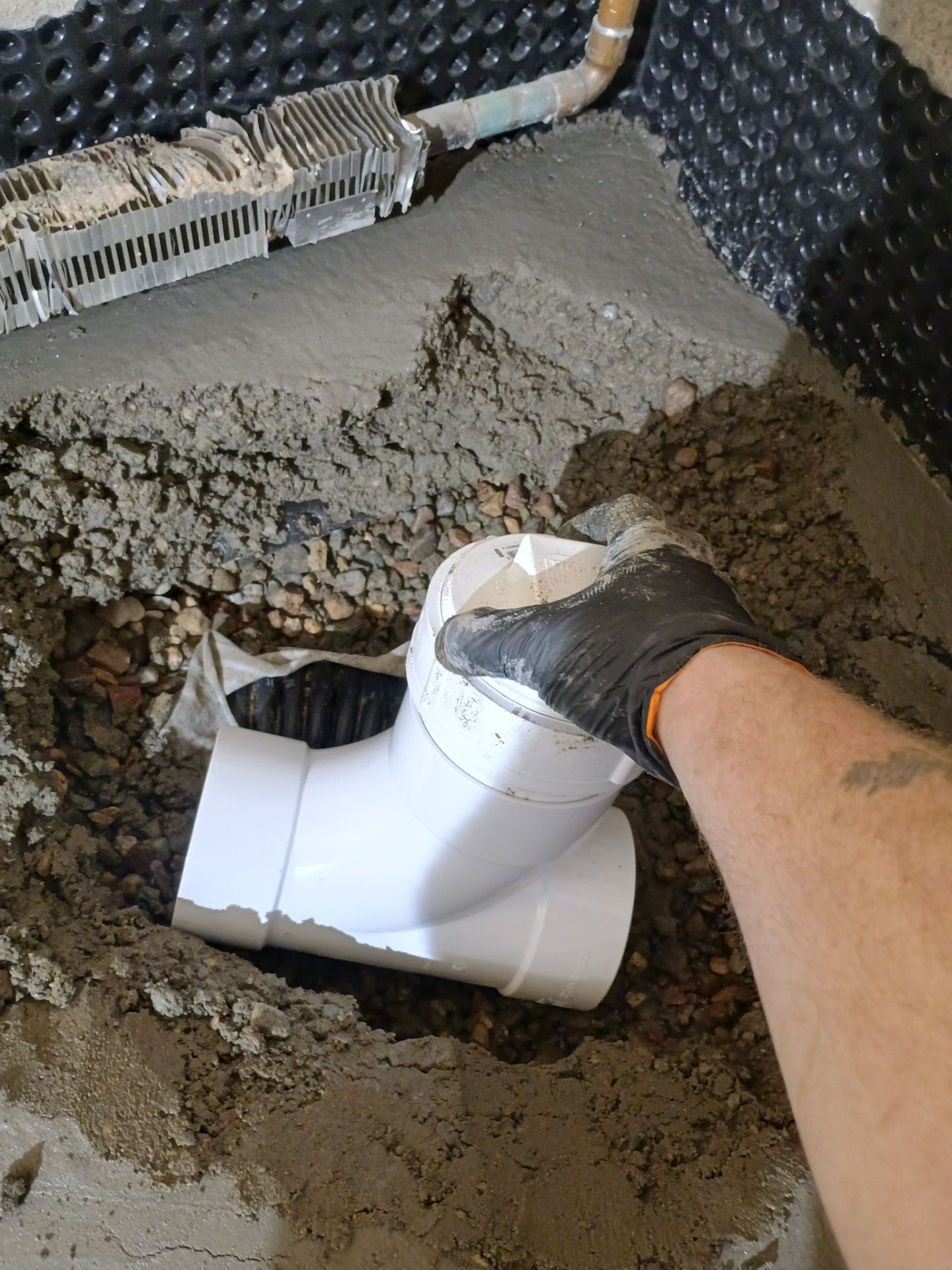 Drain Tile, Sump Pump & Buried Discharge in Columbia Heights by Waterproofing Northeast