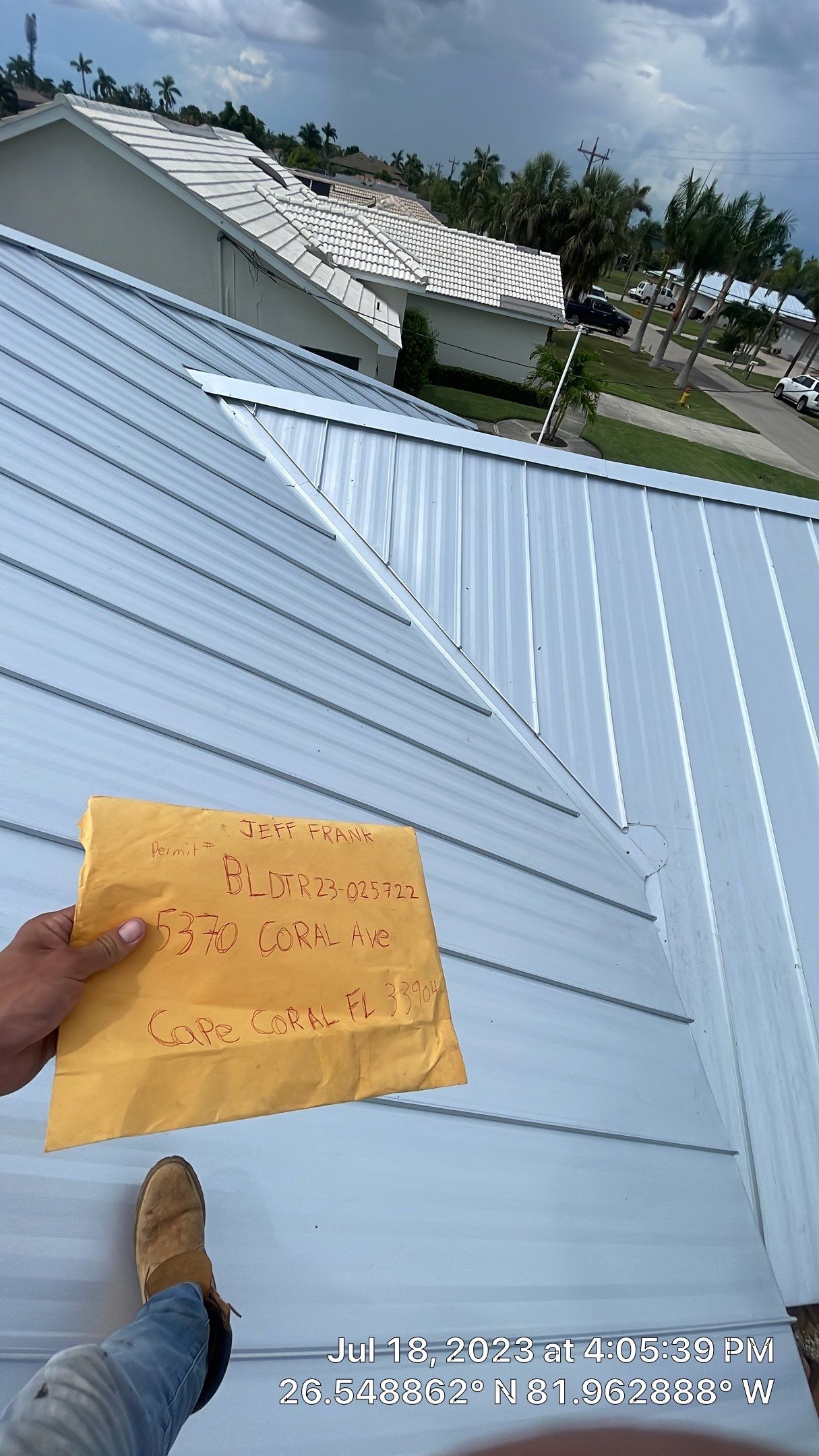 Residential Roofing Installation using Standing Seam Metal by Protek Roofing Heating Air & Solar