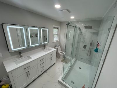 Bathroom Remodel using Tile