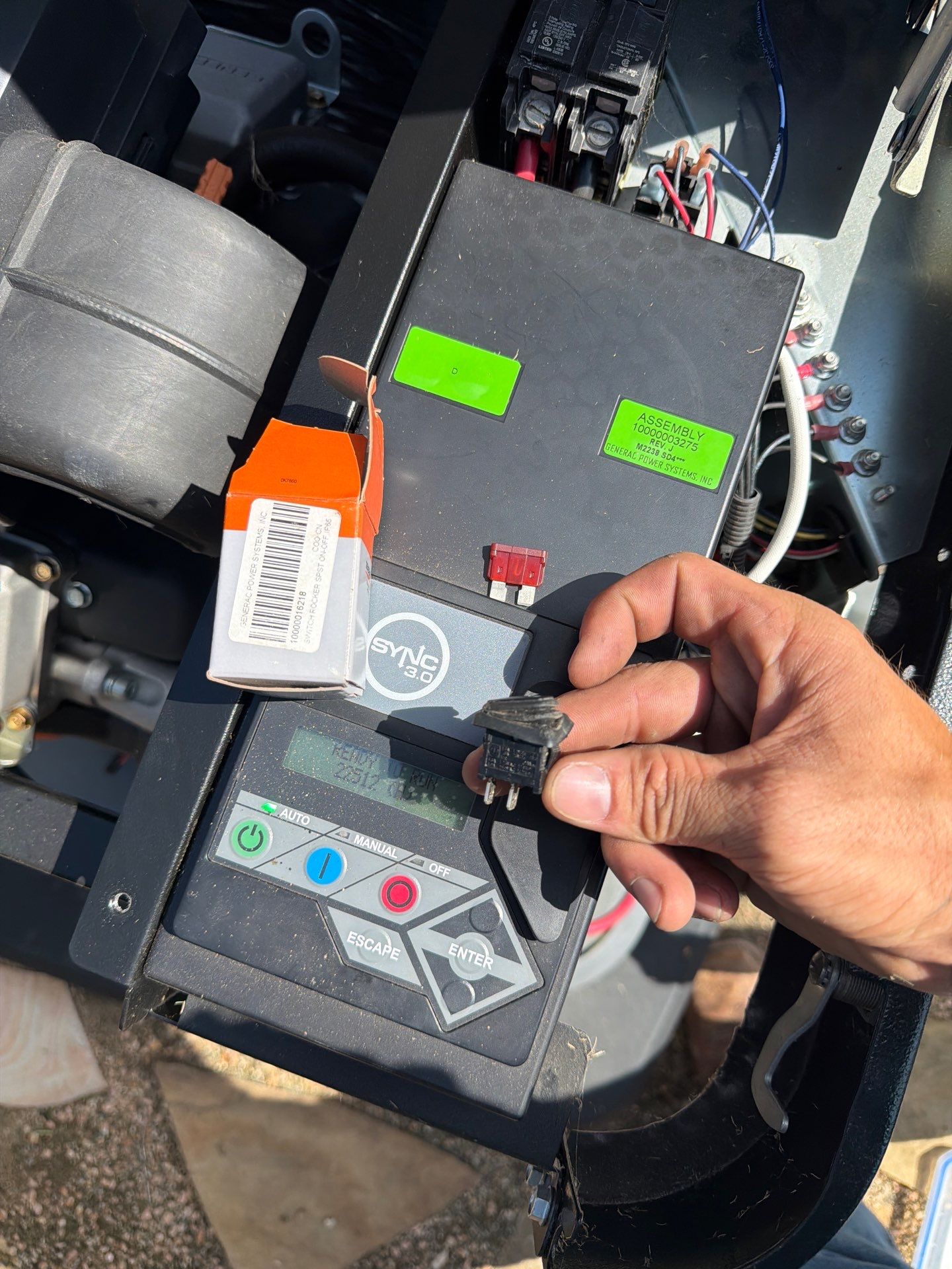 Generac Honeywell Standby Generator Preventative Maintenance in Willis, Texas by GenTex Elite Services