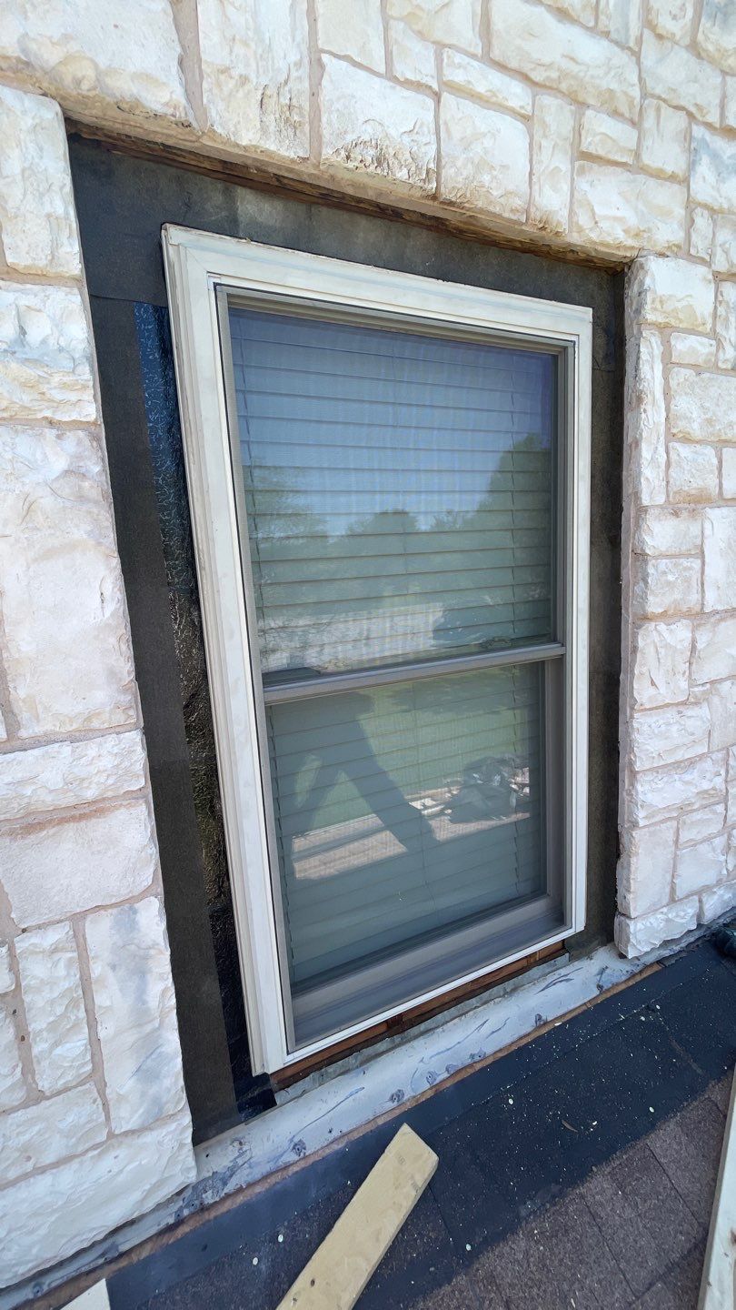 Leak Repair over Master Bedroom and Bathroom by Tex-Line Roofing