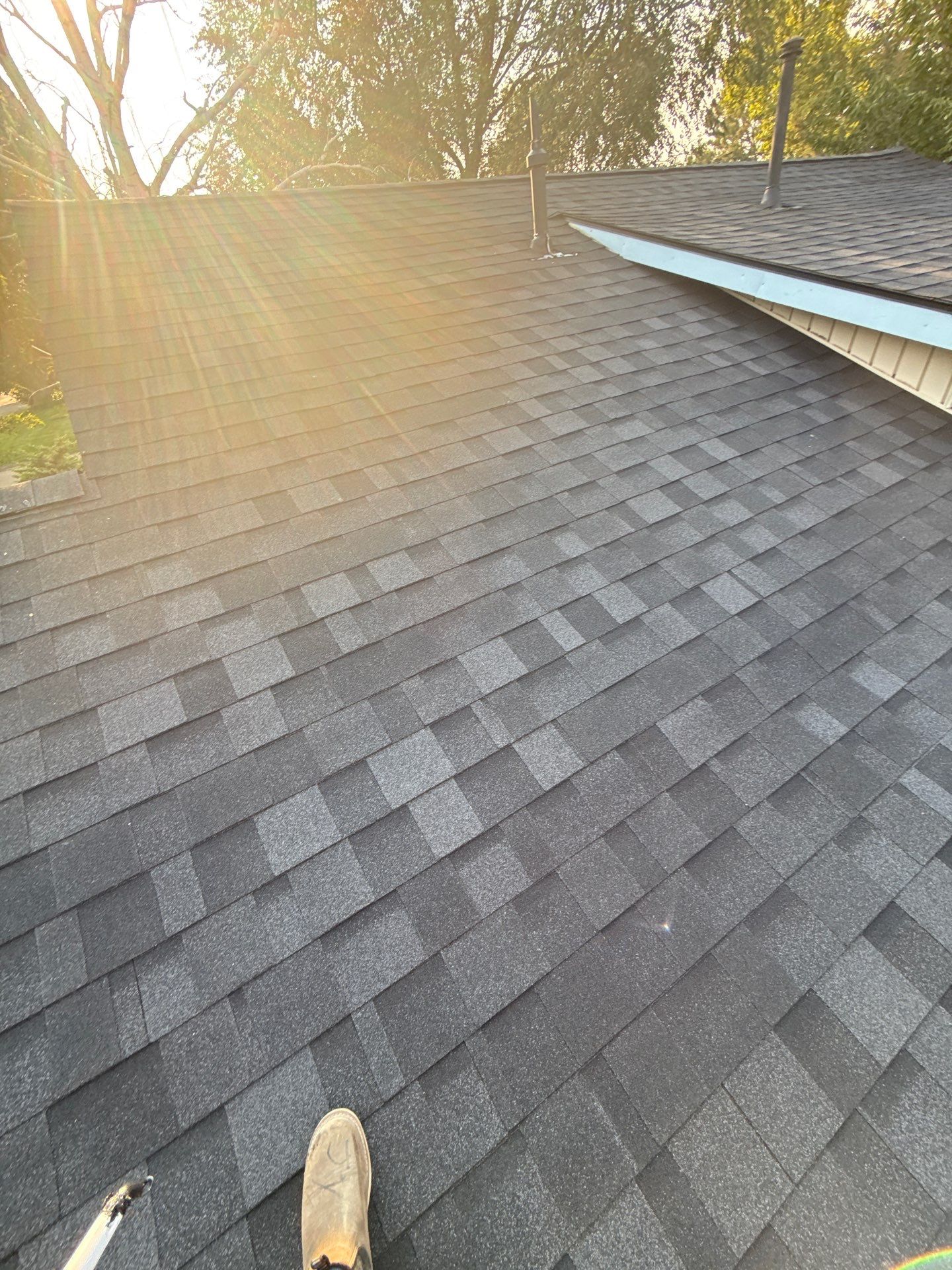 Parma Residential Roof Replacement with Gray Architectural Shingles by Olive Roofing