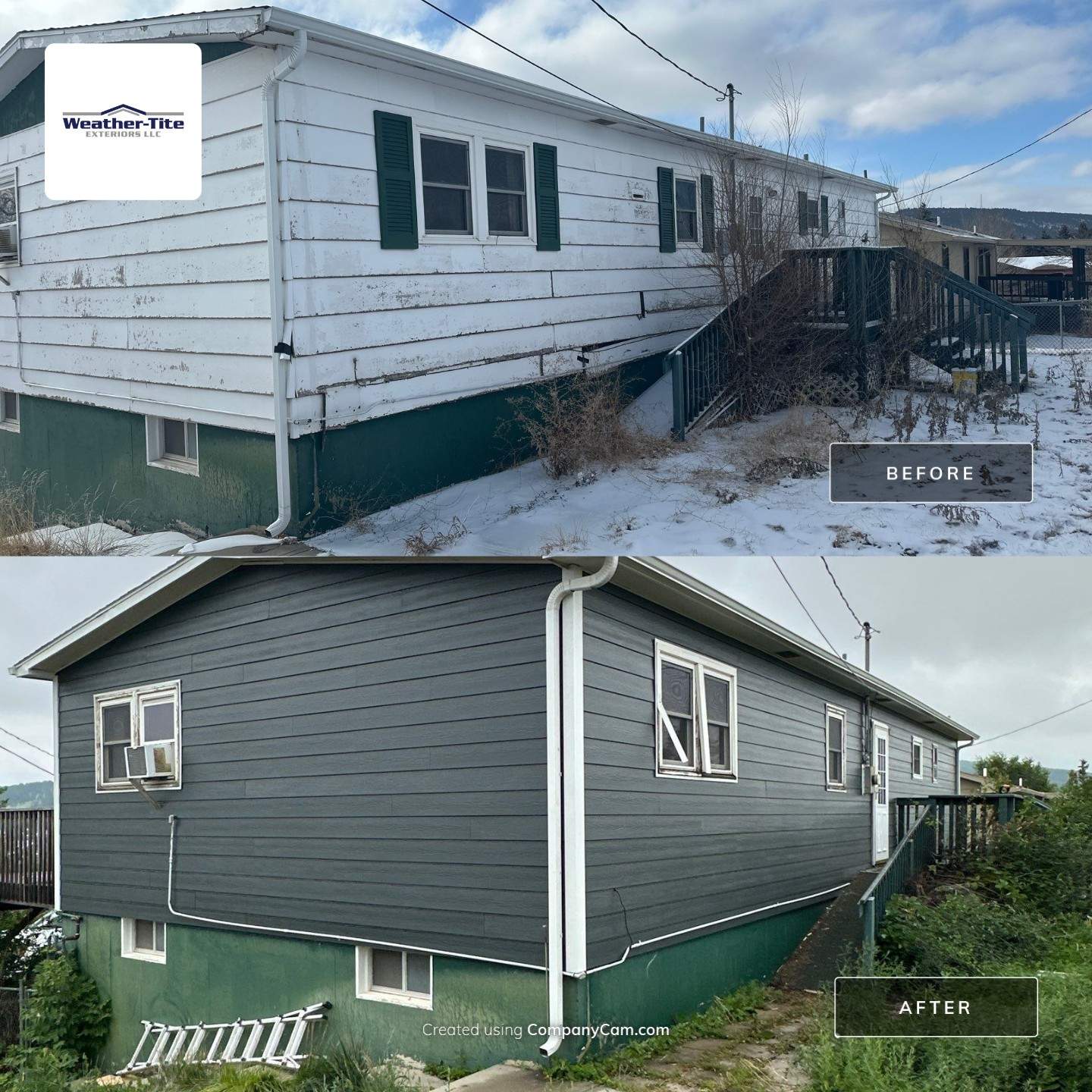 James Hardie Iron Grey Transformation by Weather-Tite Exteriors LLC