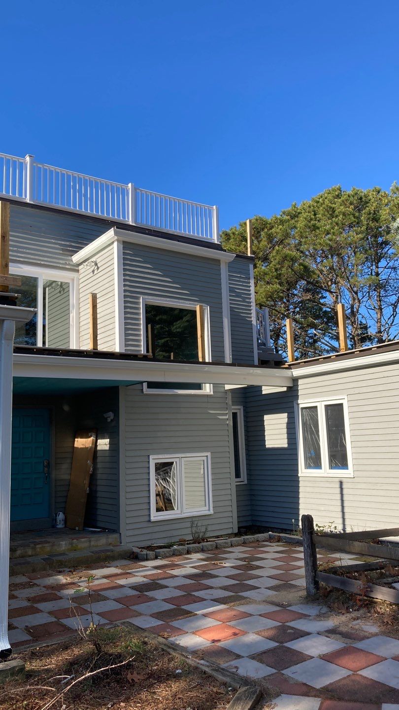 Wellfleet, Ma Gutter Installation using 6" K-Style Aluminum Gutter with Duo Pro by Gutter Pro Enterprises