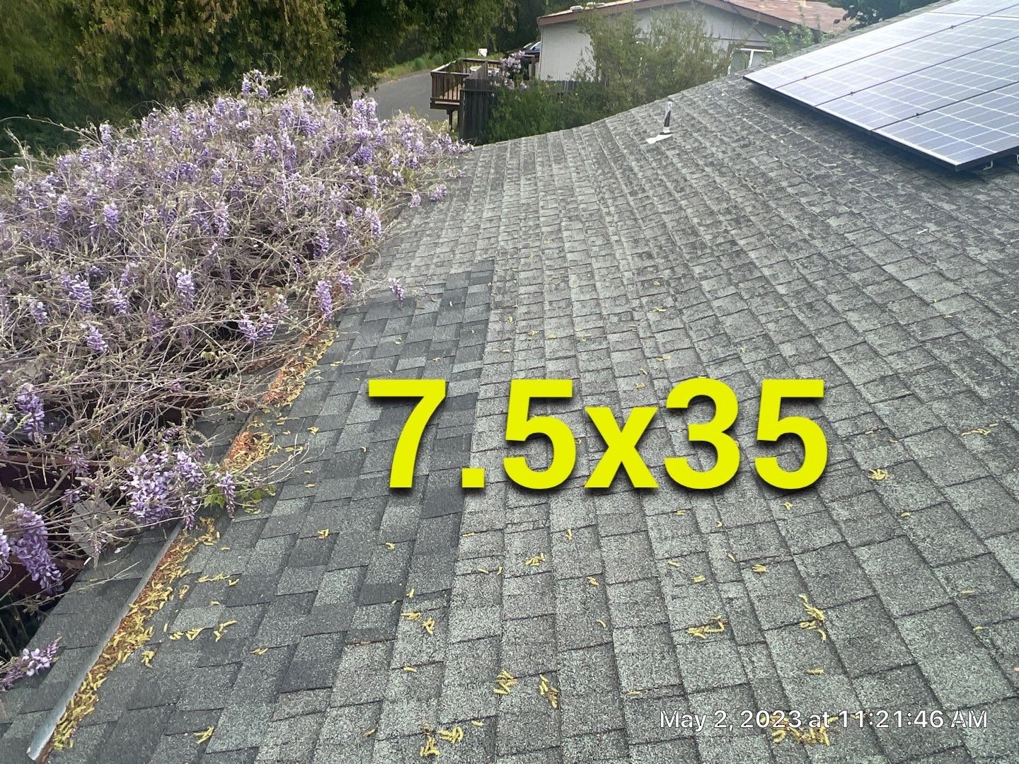 Metal roofing installation using ASC Standing Seam metal by Straight Edge Roofing Inc