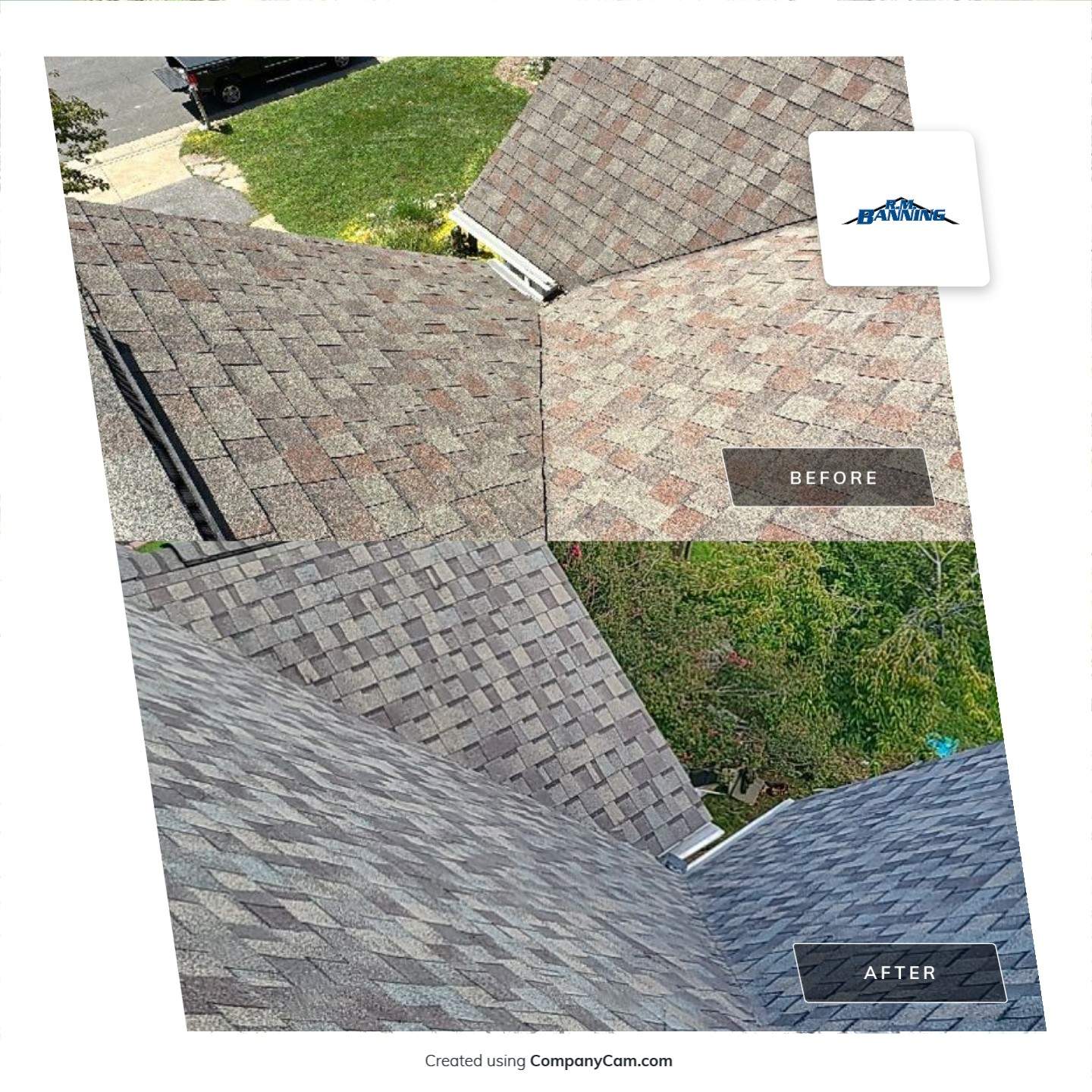 Dumfries: CertainTeed Landmark Pro Designer Shingles in Max Def Weathered Wood by RM Banning, Inc.