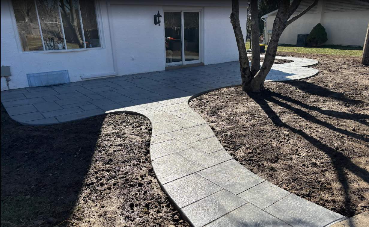 Stamped Concrete Patio  by Architectural Concrete Design