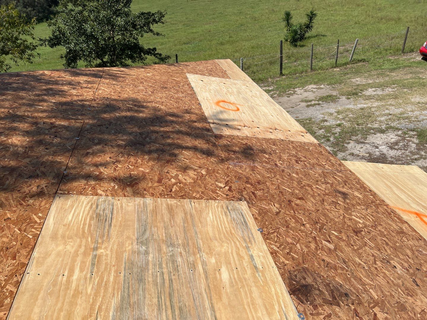 Residential Roofing Installation using 26 GA Rib Panel Galvalume by 1st Class Roofing, Inc.