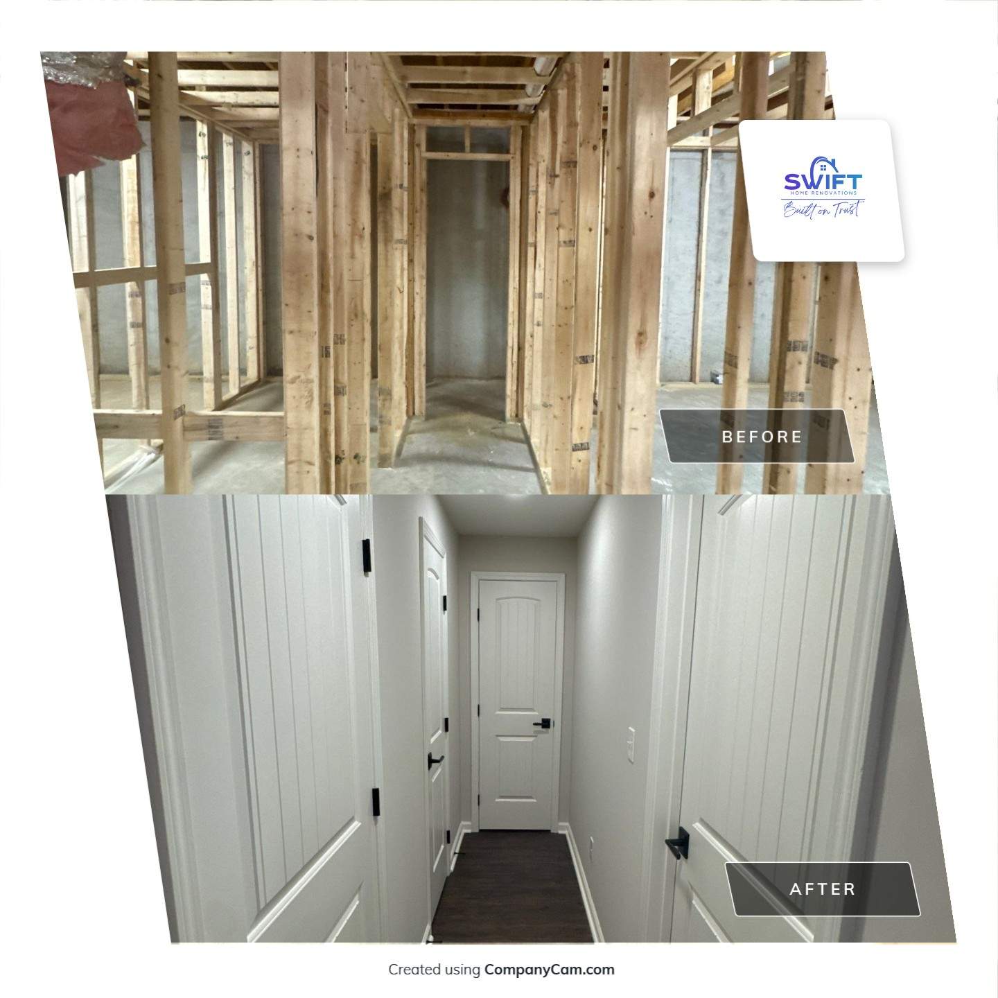 Full Basement Remodel in Powder Springs Featuring Custom Kitchenette by Swift Home Renovations