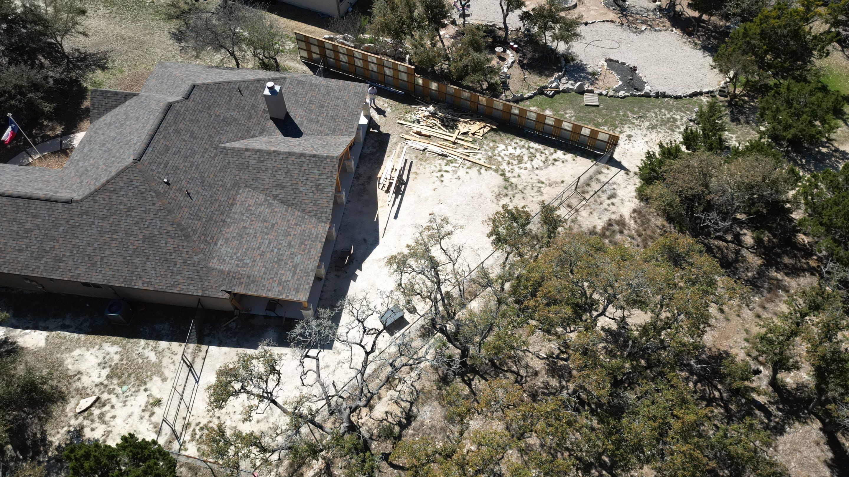 Reroof with Back Patio Addition using Owens Corning Duration Aged Copper by Lightning Exteriors