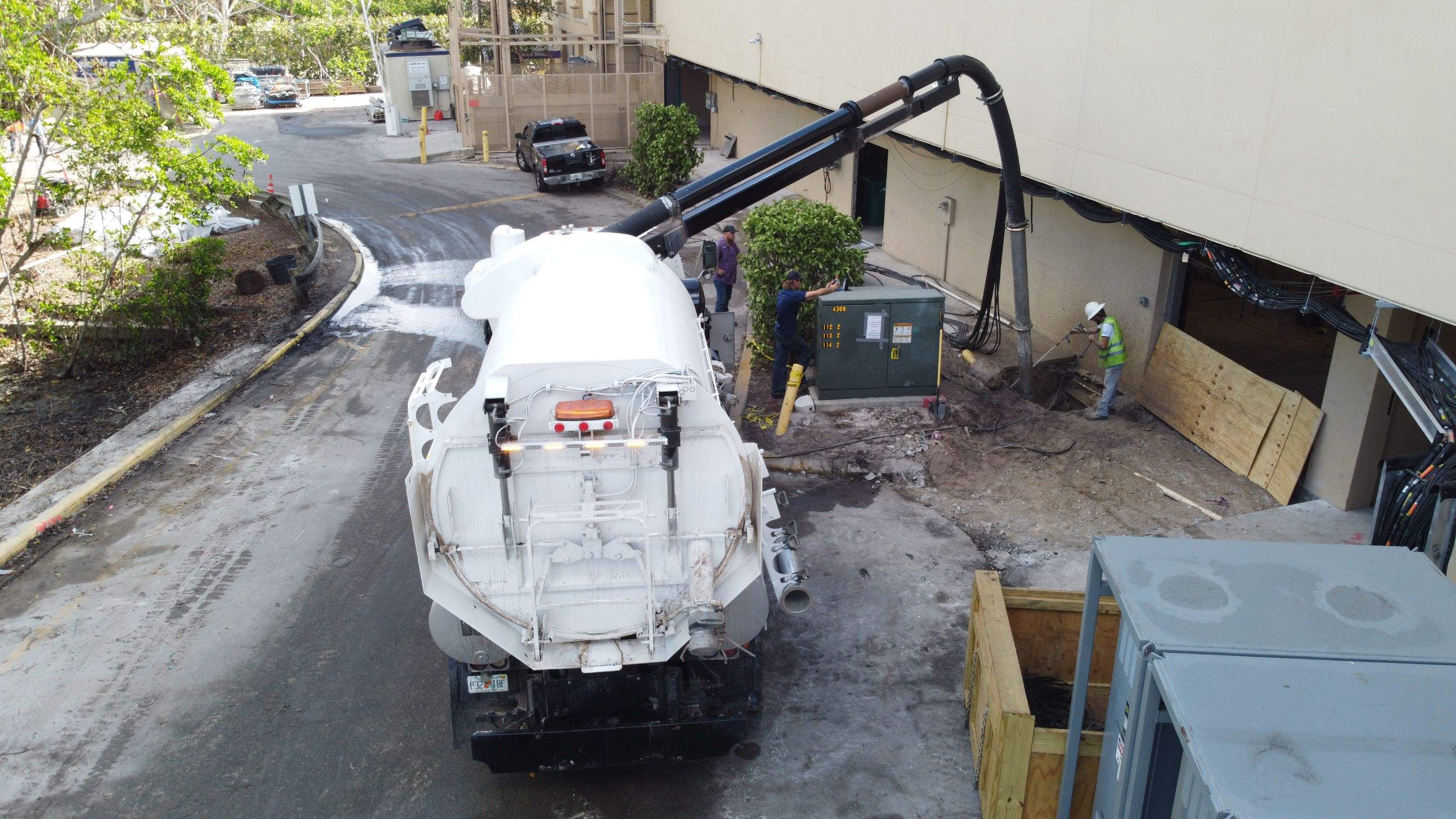 Ritz-Carlton North Service Road Daylighting by Don Mar, Inc. Storm Water Solutions