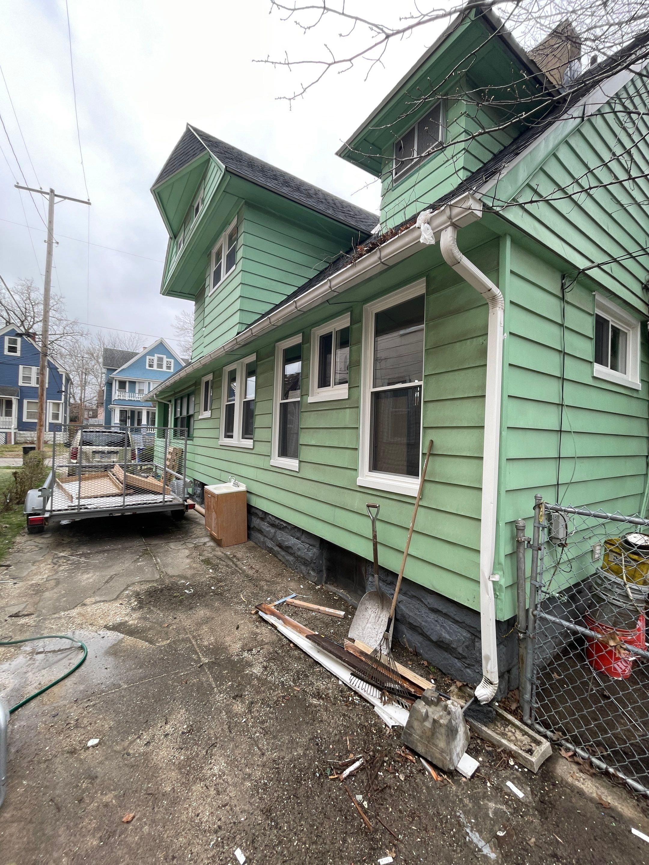 Exterior Painting using Benjamin Moore Element Guard by Callaway Contracting LLC