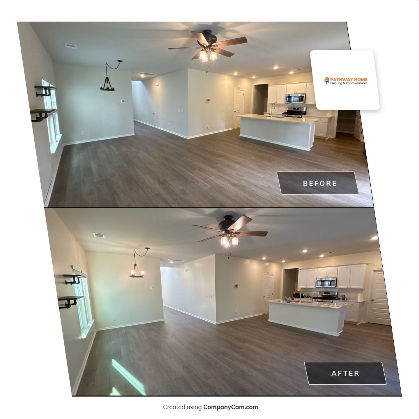 Whole-Home Interior Painting Refresh with Valspar Quail Egg in Ridgeville by Pathway Home Painting & Improvements