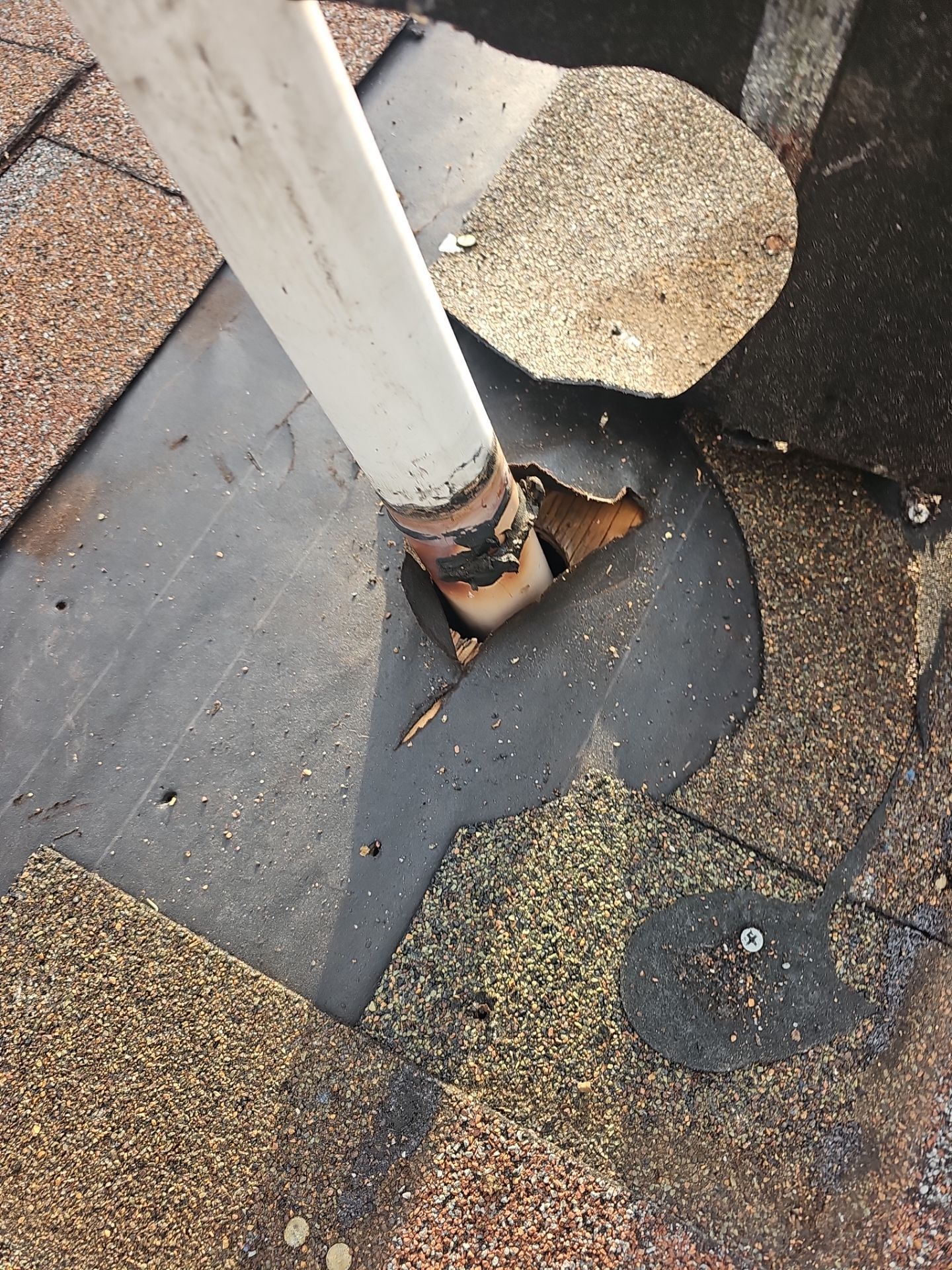 Roof Repair - Vent, Siding, and Chimney Flashing and Partial Roof Replacement by Winchester Roofing