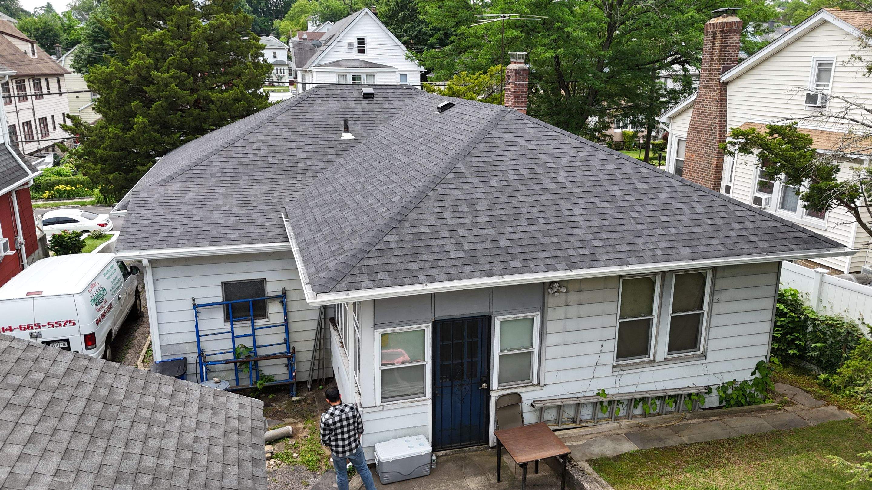 Project in Mt Vernon by The Energy Efficient Roofer & George's Seamless Gutters